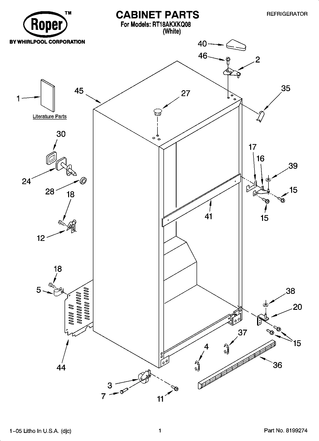 01 - CABINET PARTS