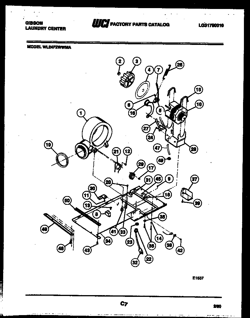 04 - MOTOR, BLOWER AND IDLER ARM ASSEMBL