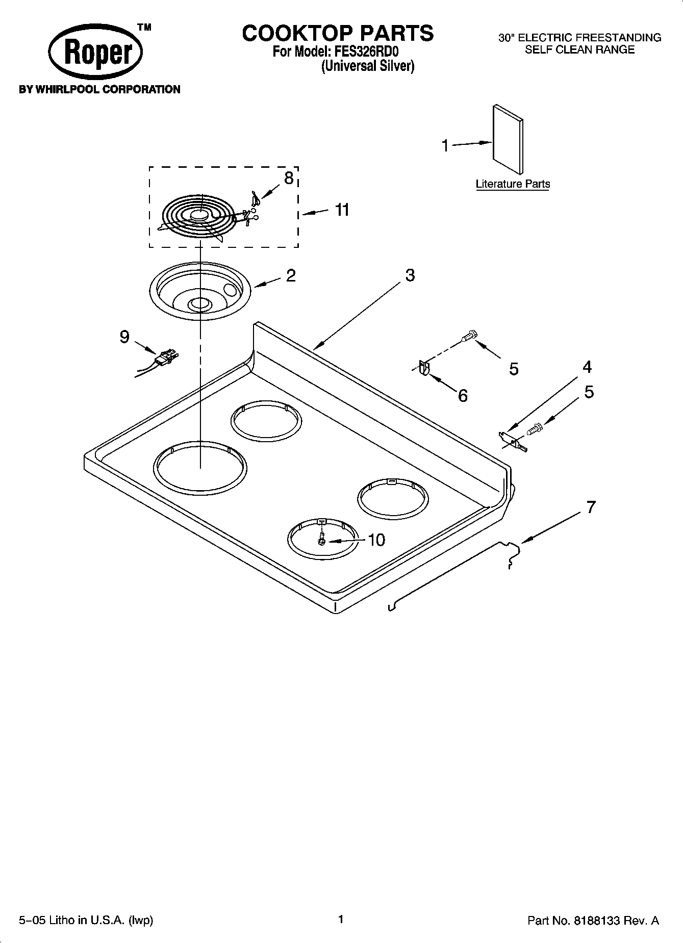 01 - COOKTOP PARTS