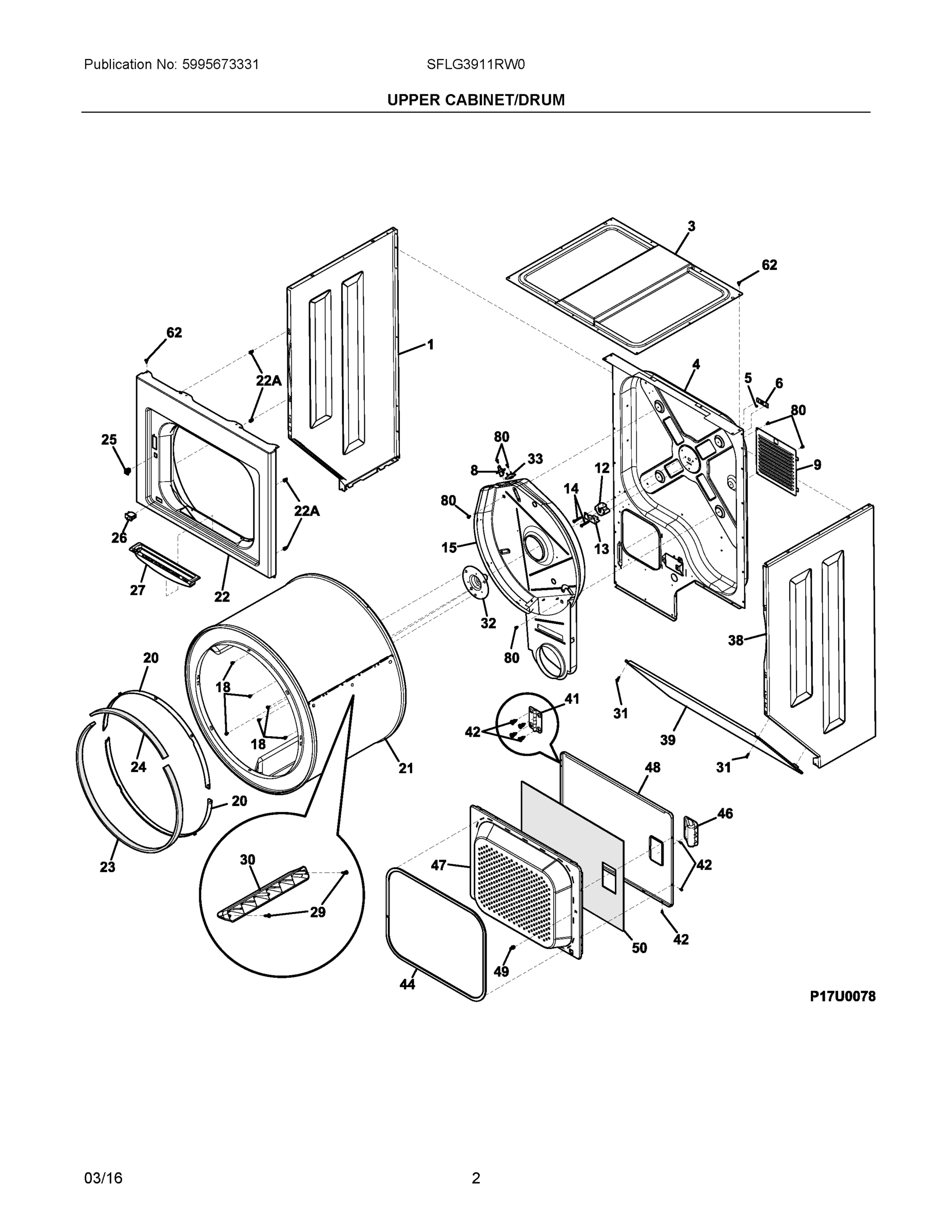 02 - UPPER CABINET/DRUM