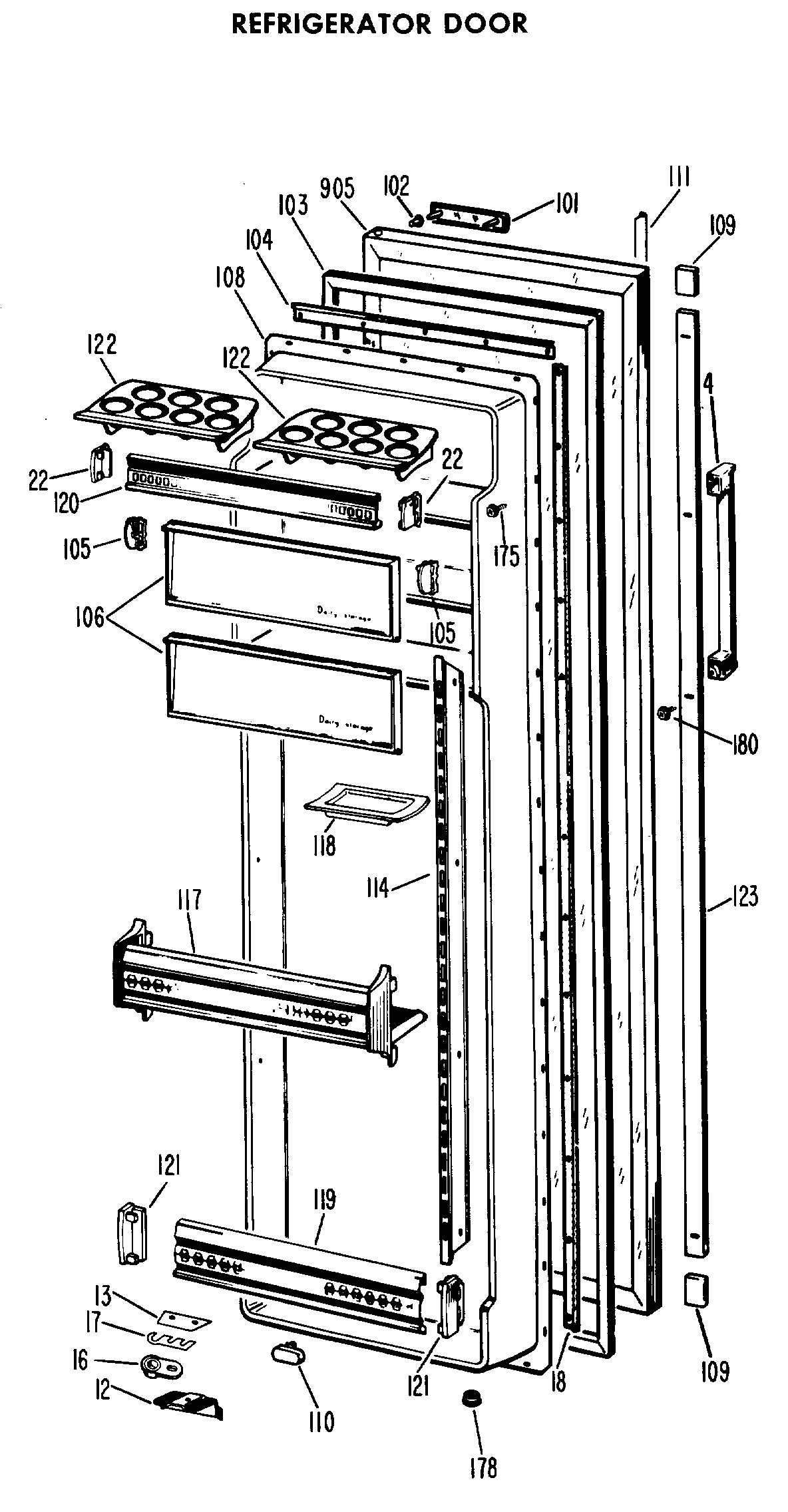 REFRIGERATOR DOOR