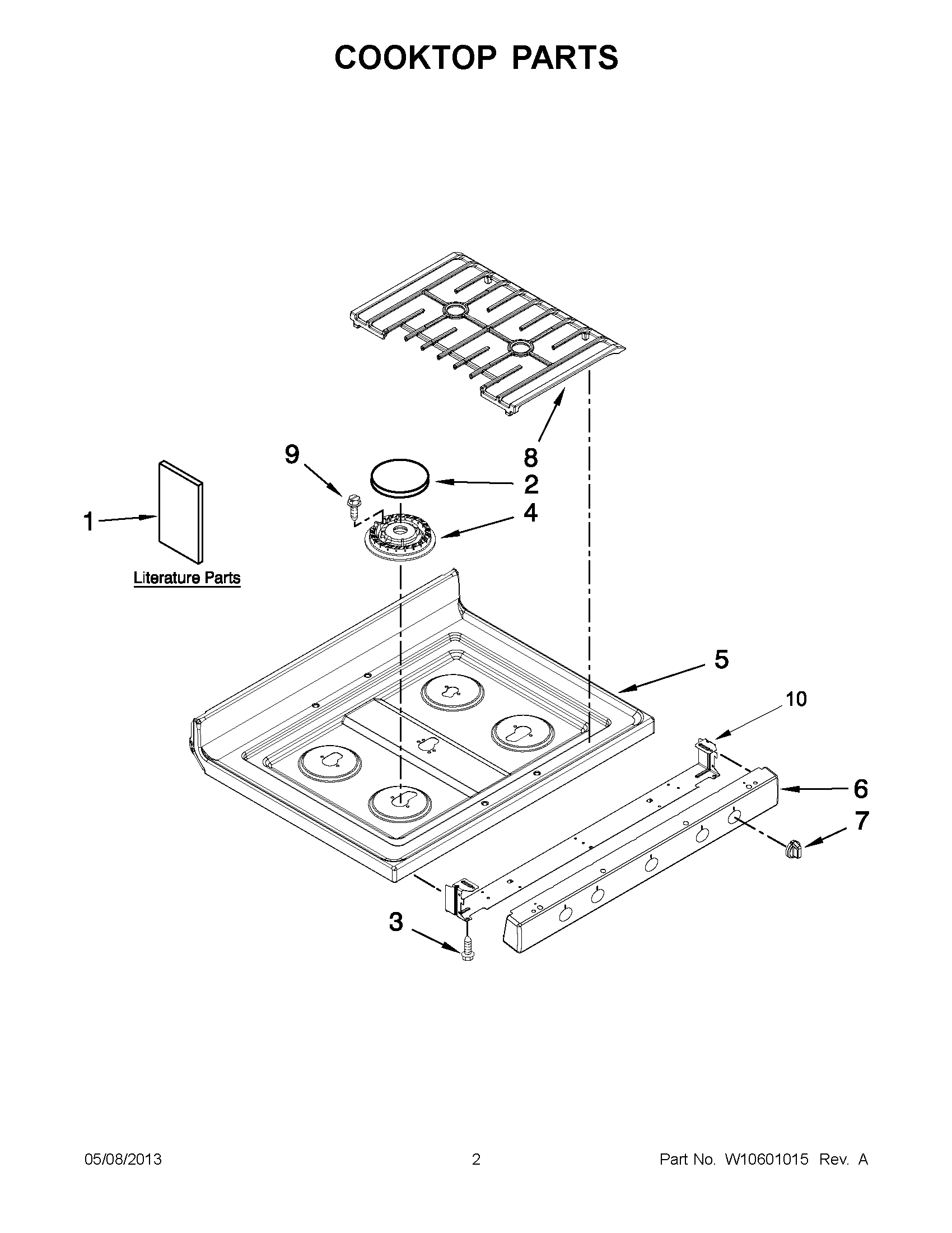 01 - COOKTOP PARTS