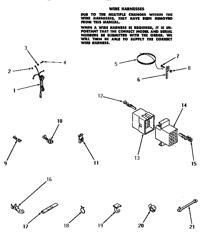 22 - POWER CORD, WIRE AND TERMINALS