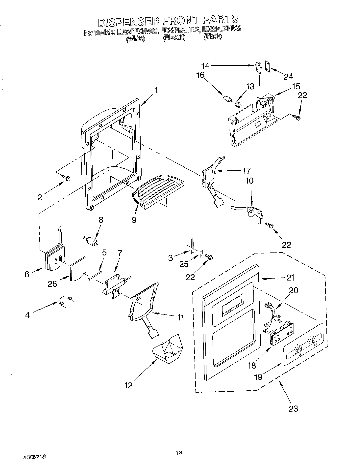08 - DISPENSER FRONT