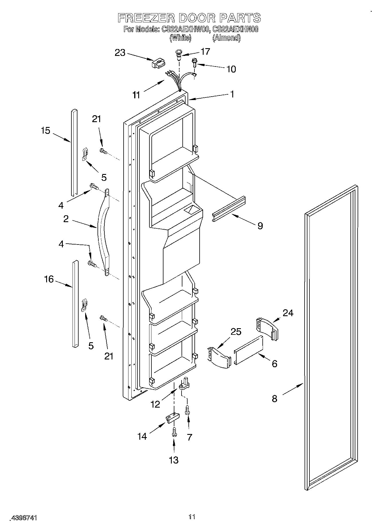 07 - FREEZER DOOR