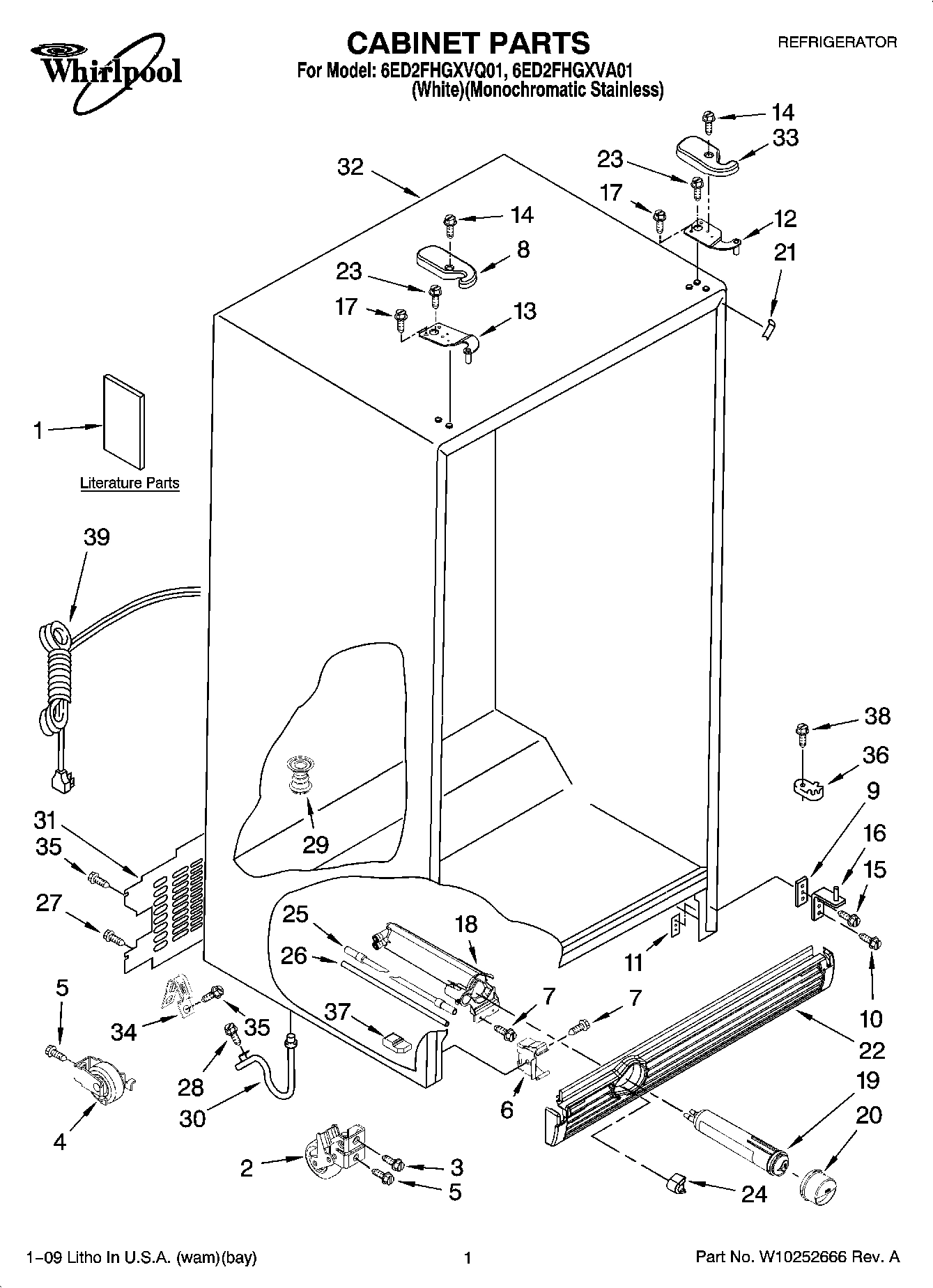 01 - CABINET PARTS