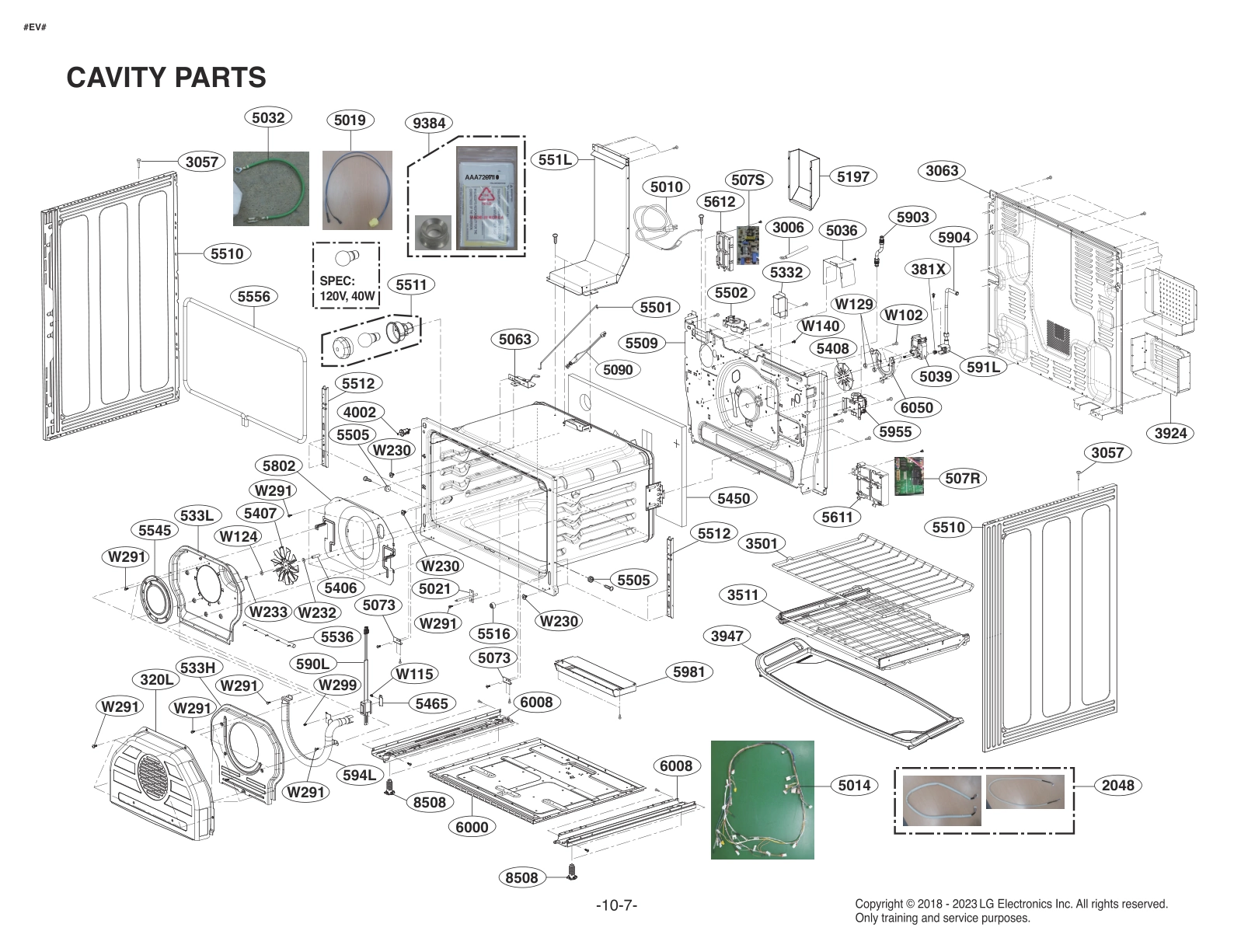 CAVITY PARTS