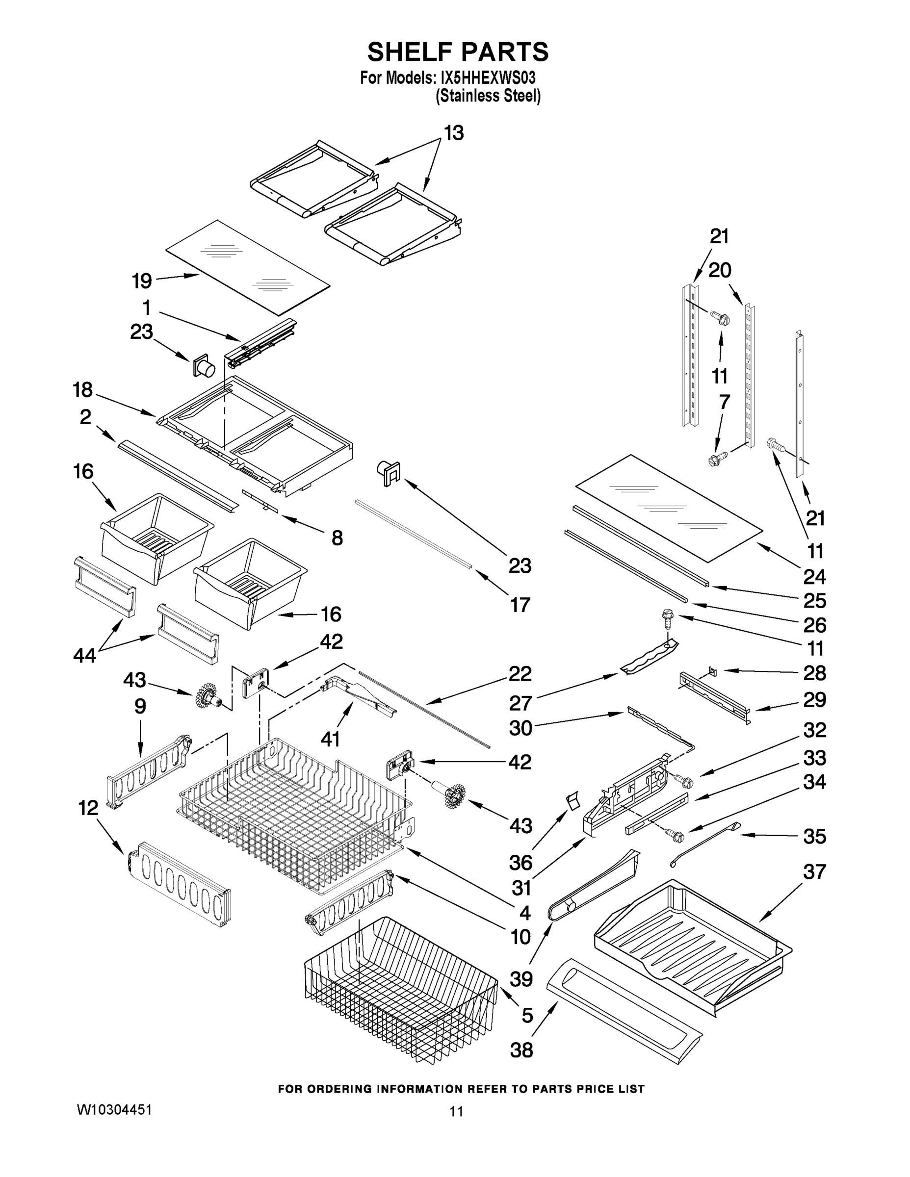 07 - SHELF PARTS