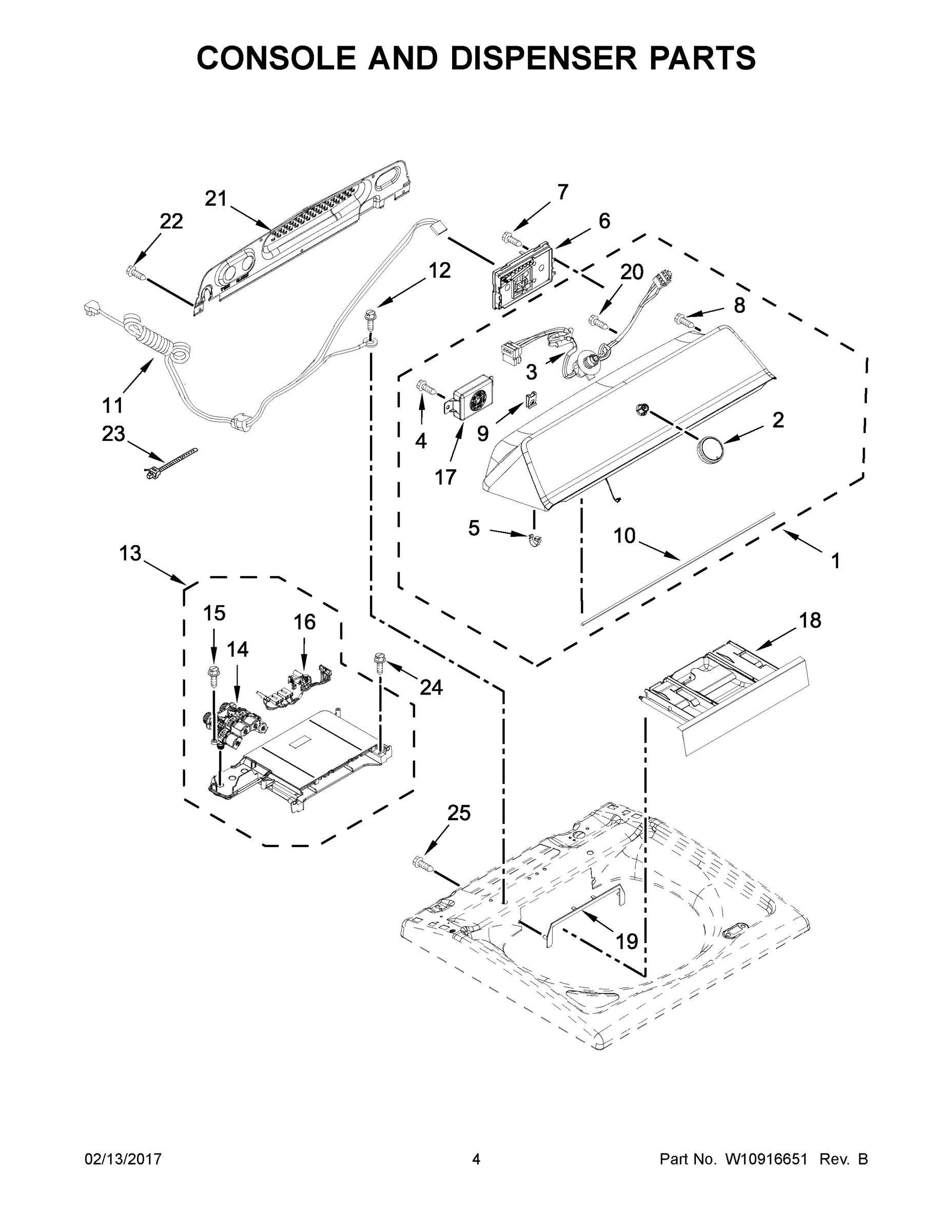 03 - CONSOLE AND DISPENSER PARTS