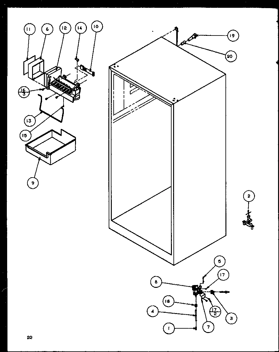 06 - FACTORY INSTALLED ICE MAKER