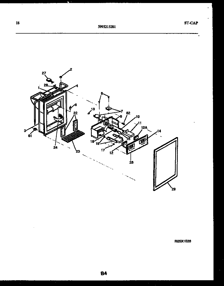 10 - ICE DOOR, DISPENSER AND WATER TANKS