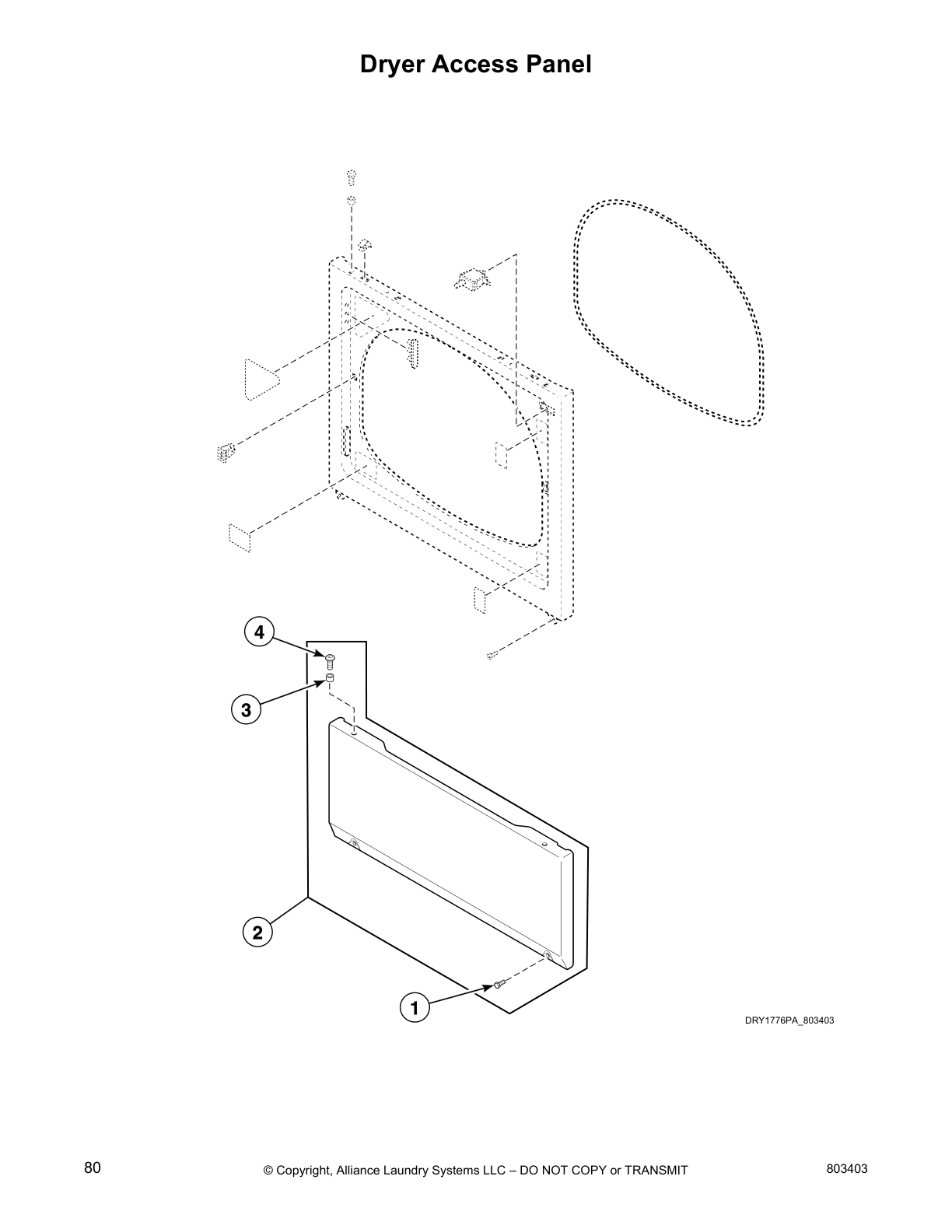 Dryer Access Panel