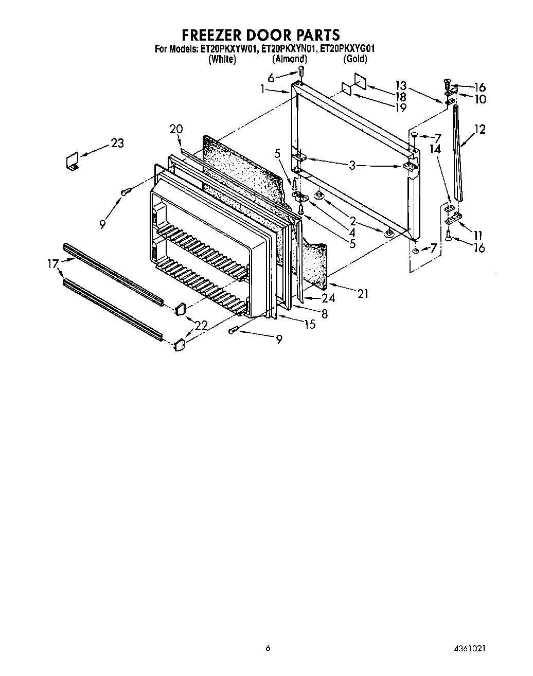 05 - FREEZER DOOR