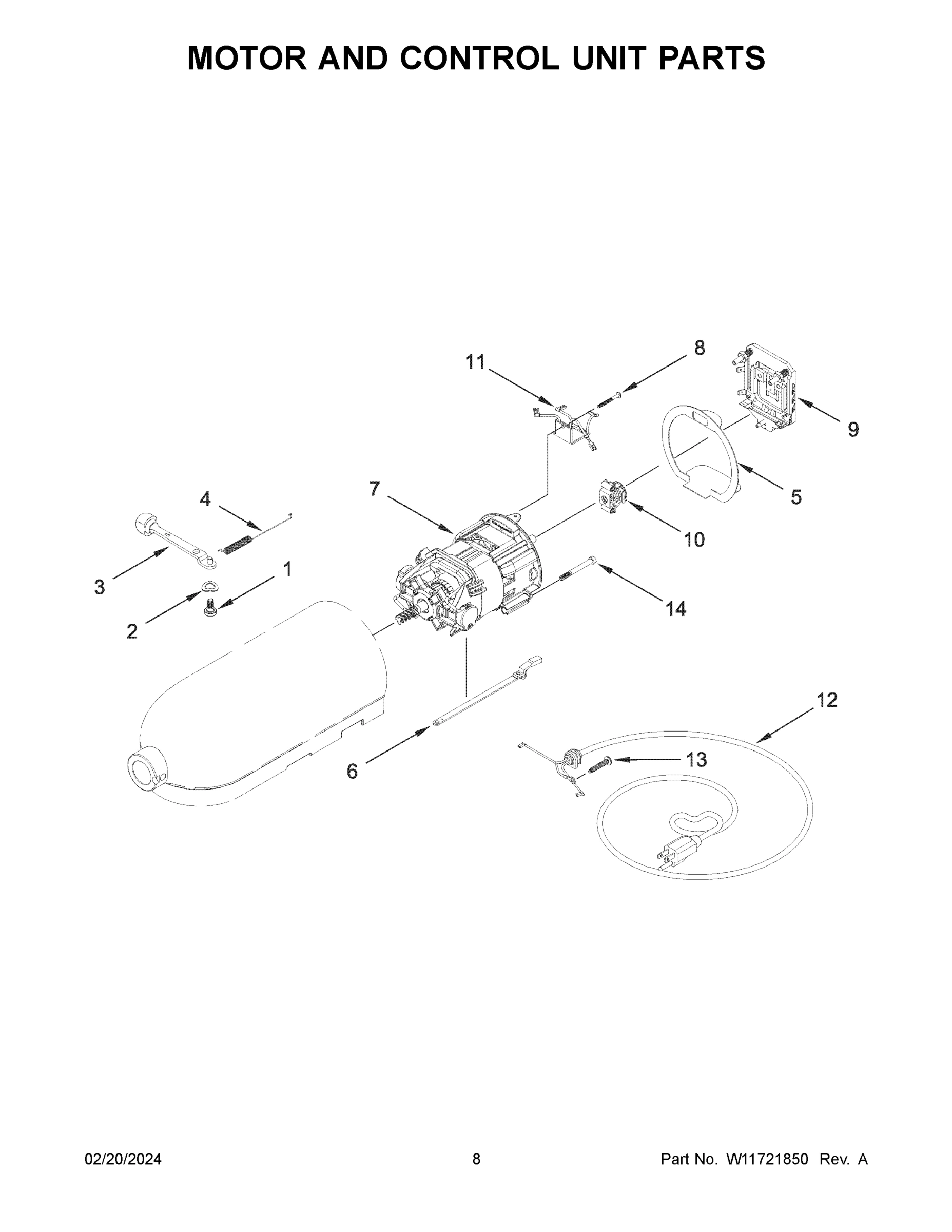 05 - MOTOR AND CONTROL UNIT PARTS