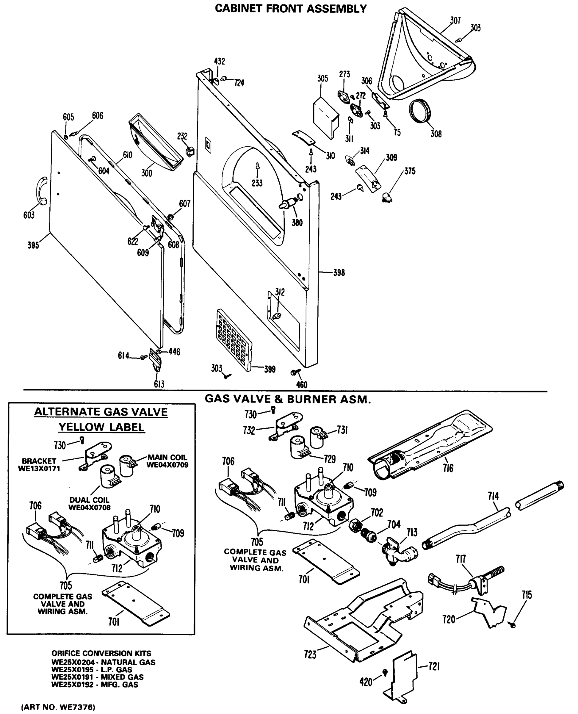 CABINET FRONT ASSEMBLY