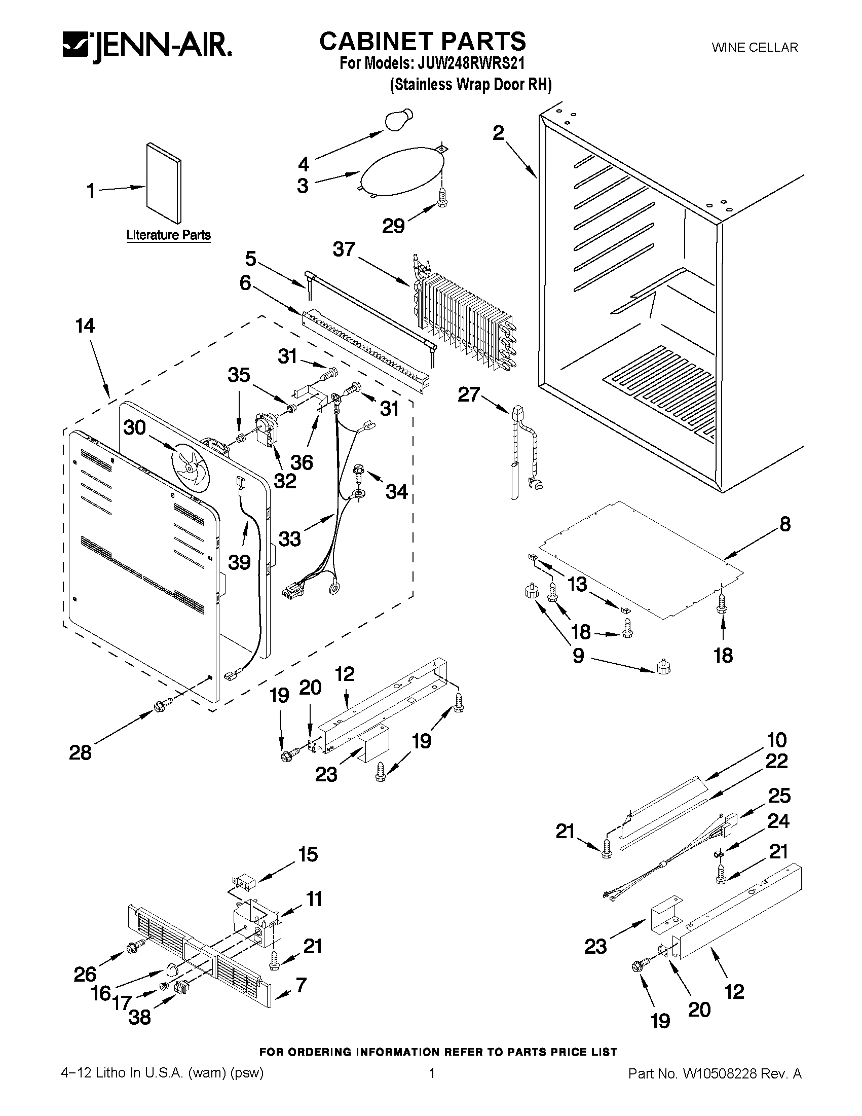 01 - CABINET PARTS