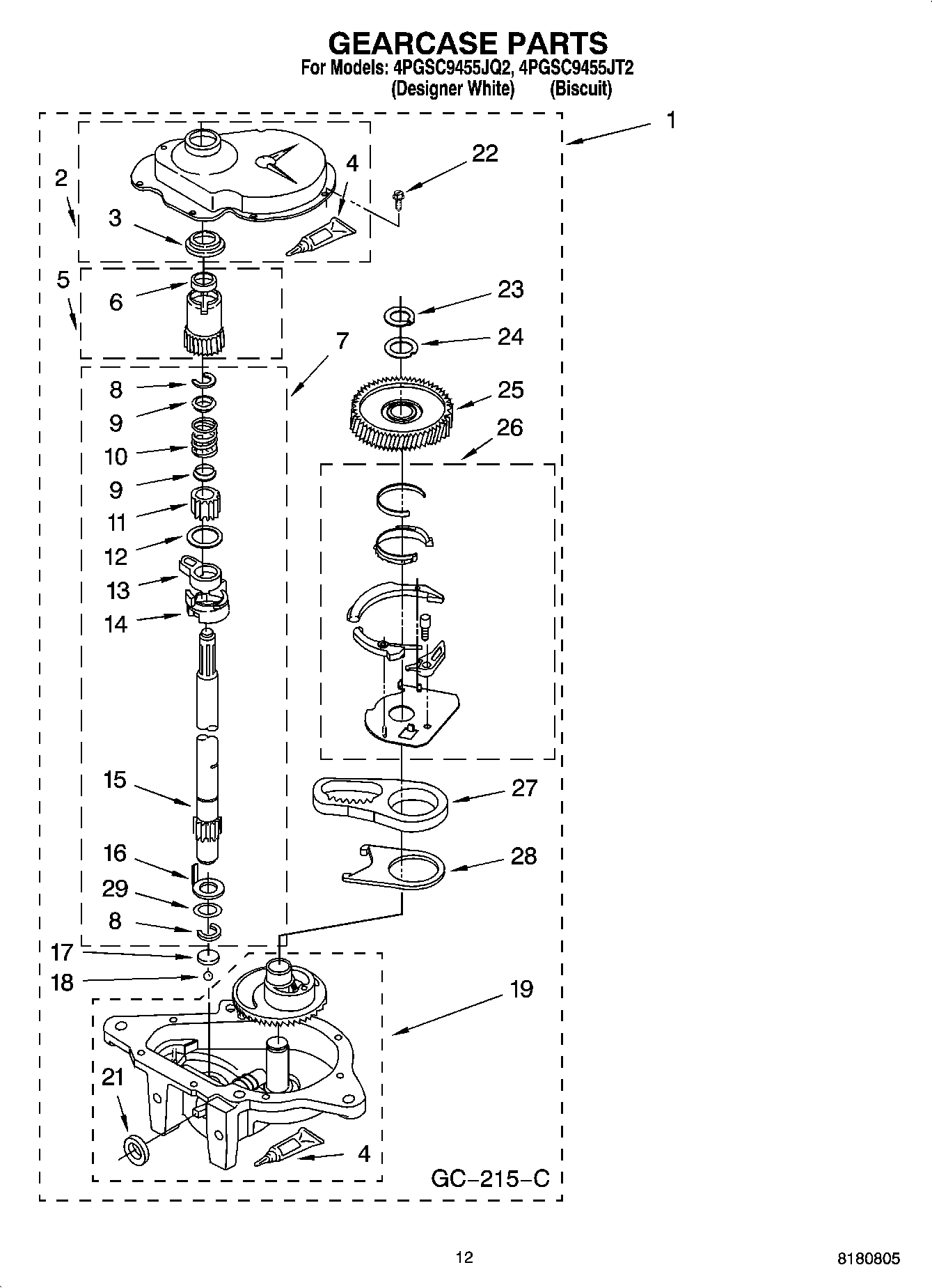 08 - GEARCASE PARTS
