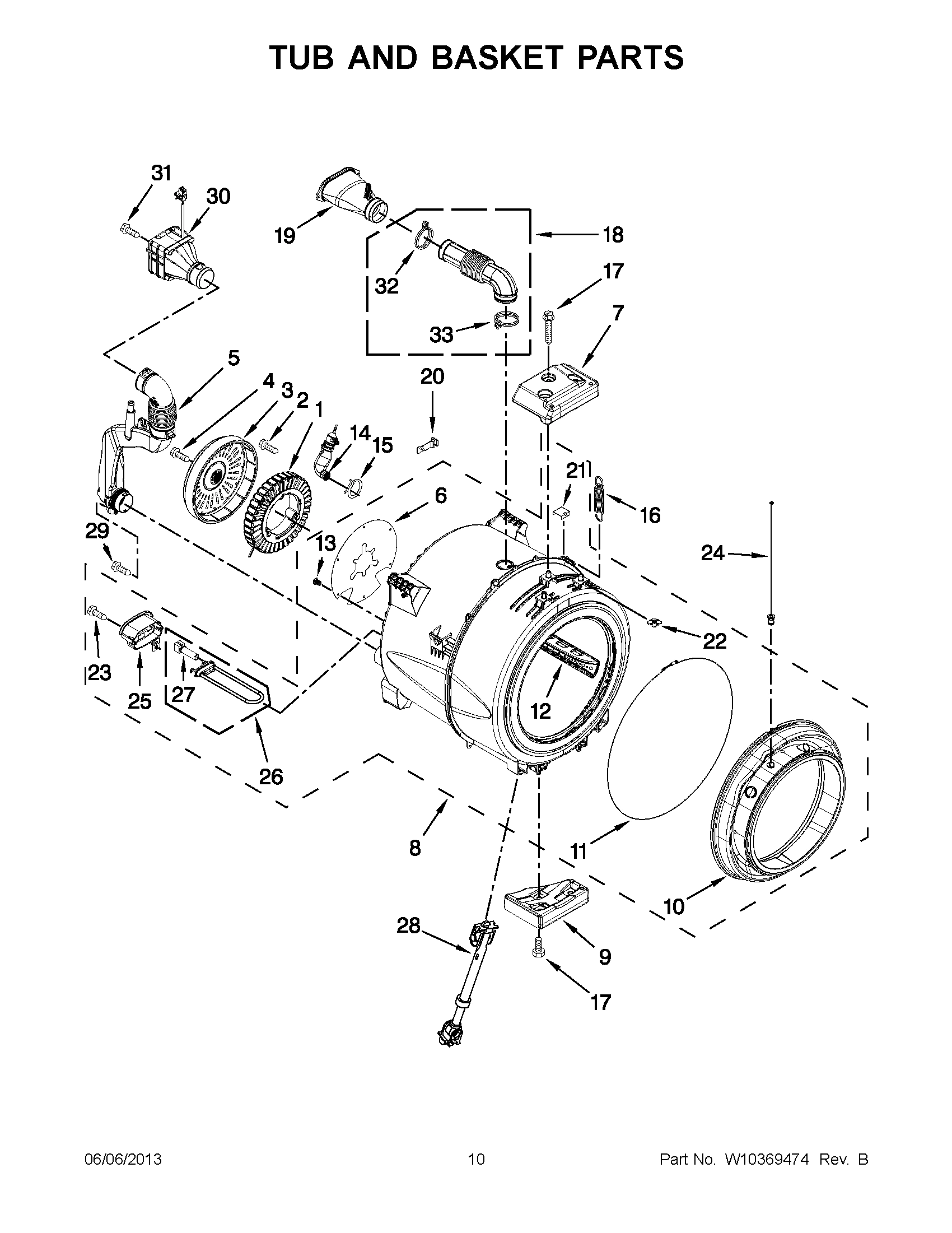 05 - TUB AND BASKET PARTS
