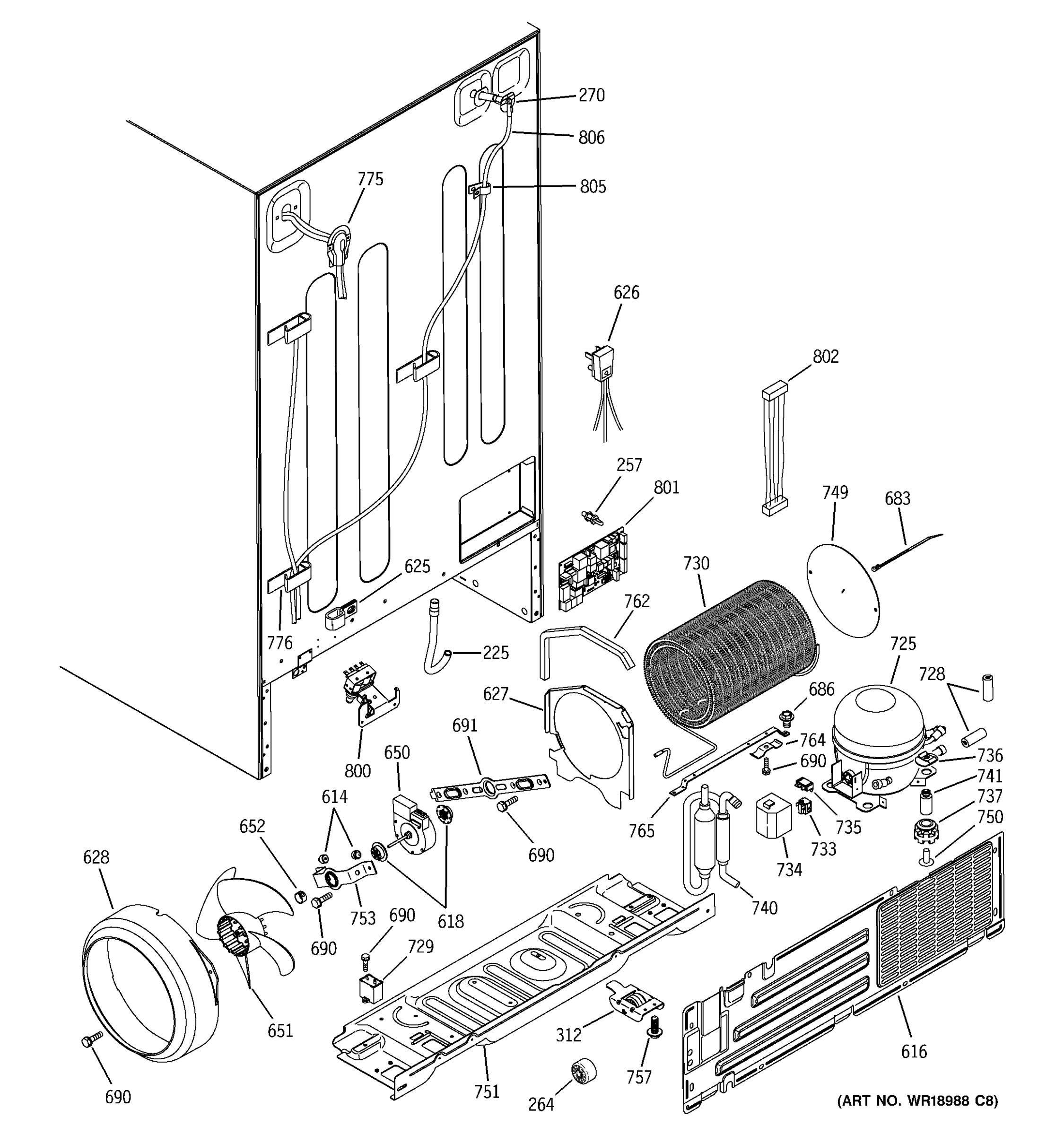 SEALED SYSTEM & MOTHER BOARD