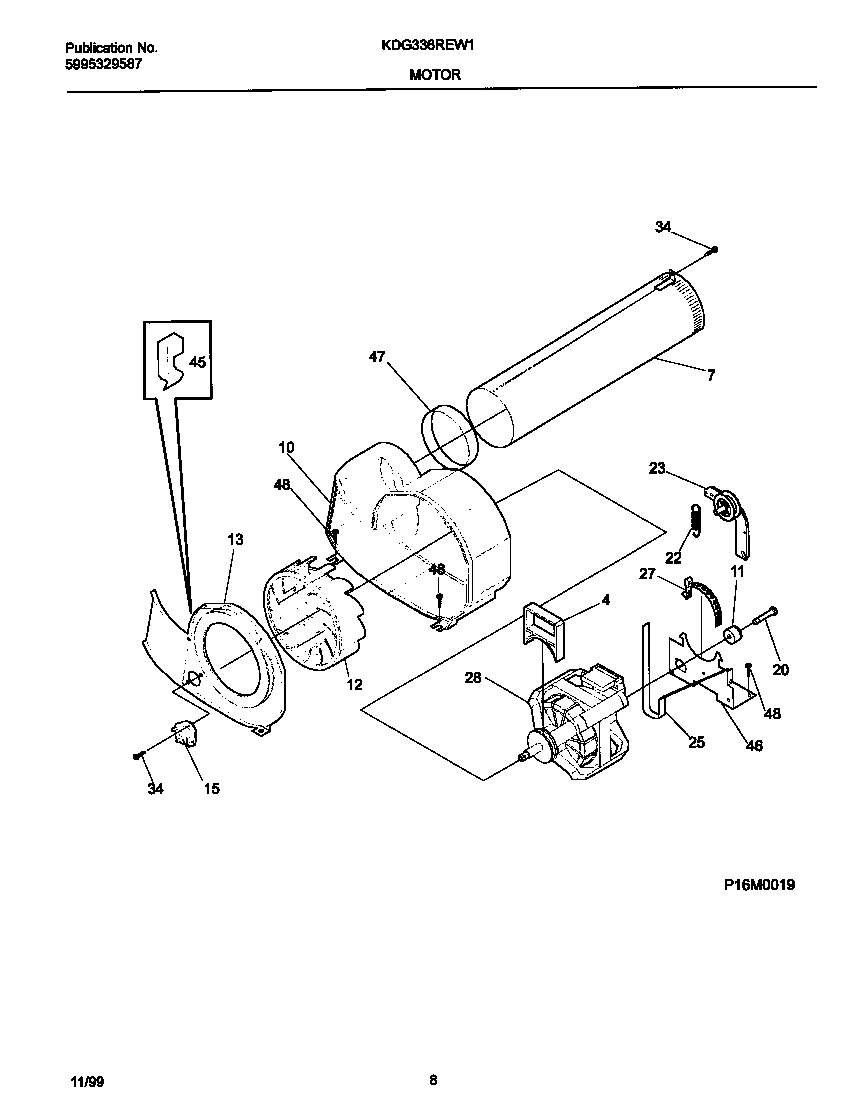 05 - P12M0019 MOTOR,BLOWER