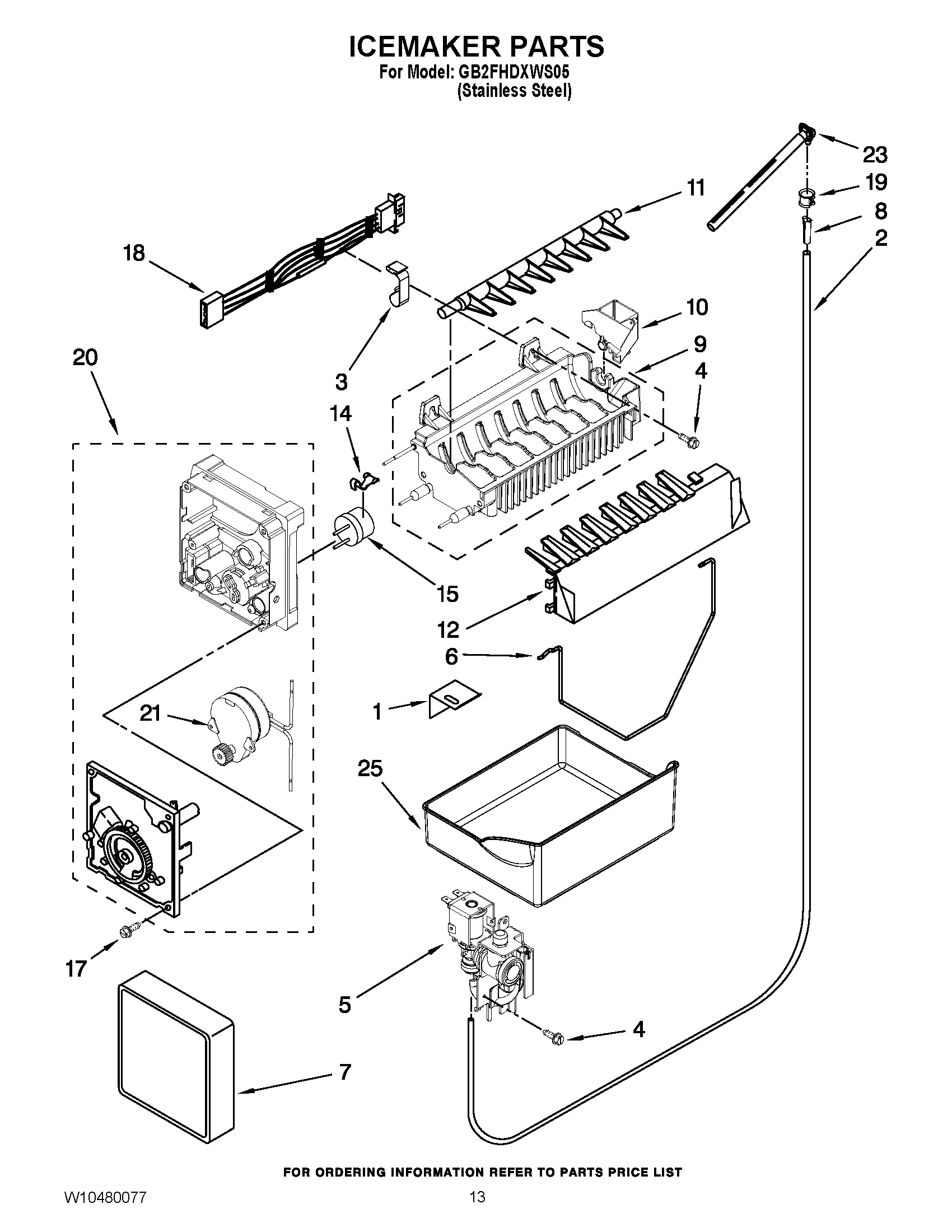 08 - ICEMAKER PARTS