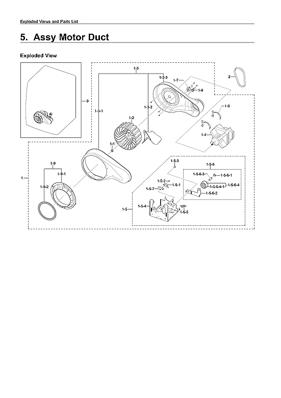 MOTOR DUCT ASSY