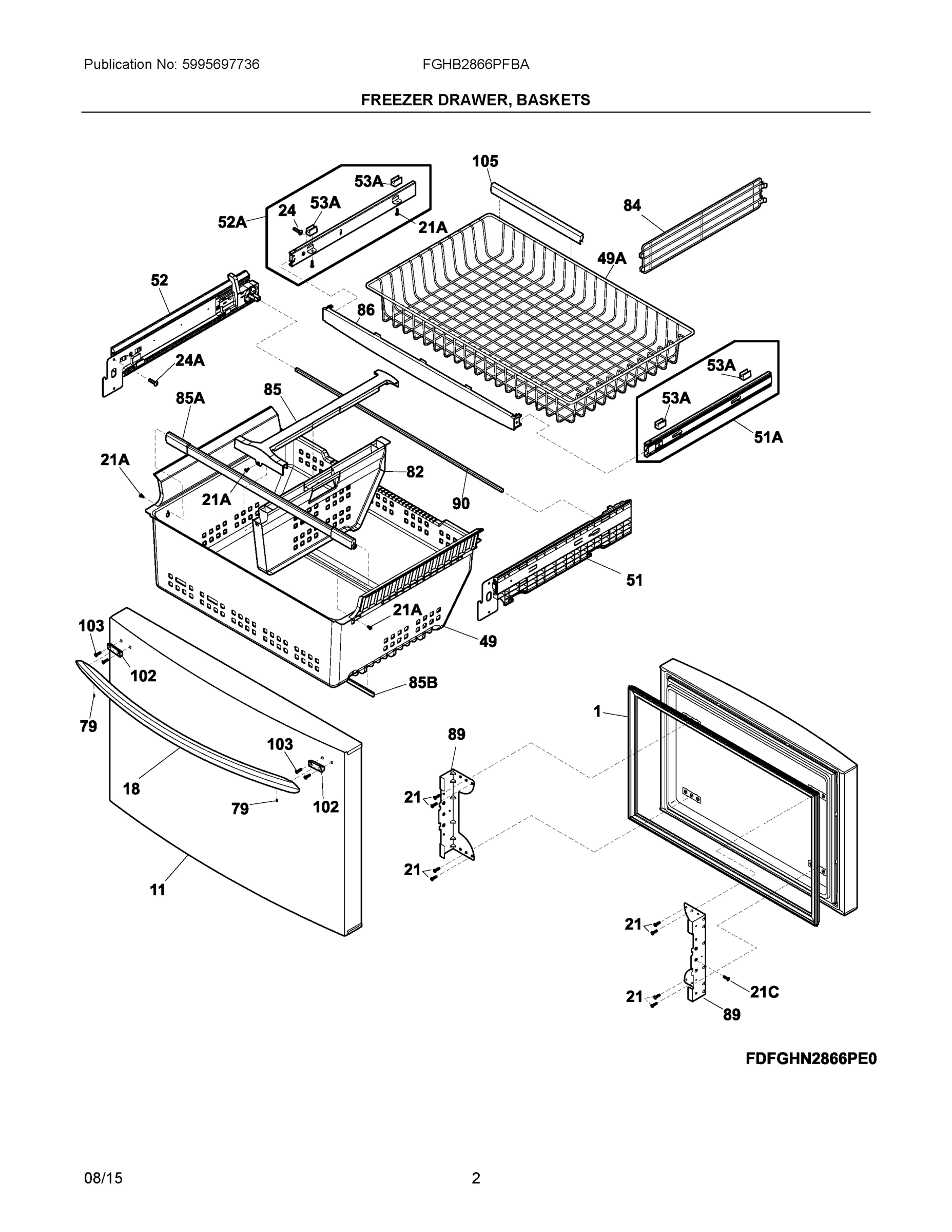 02 - FREEZER DRAWER, BASKETS