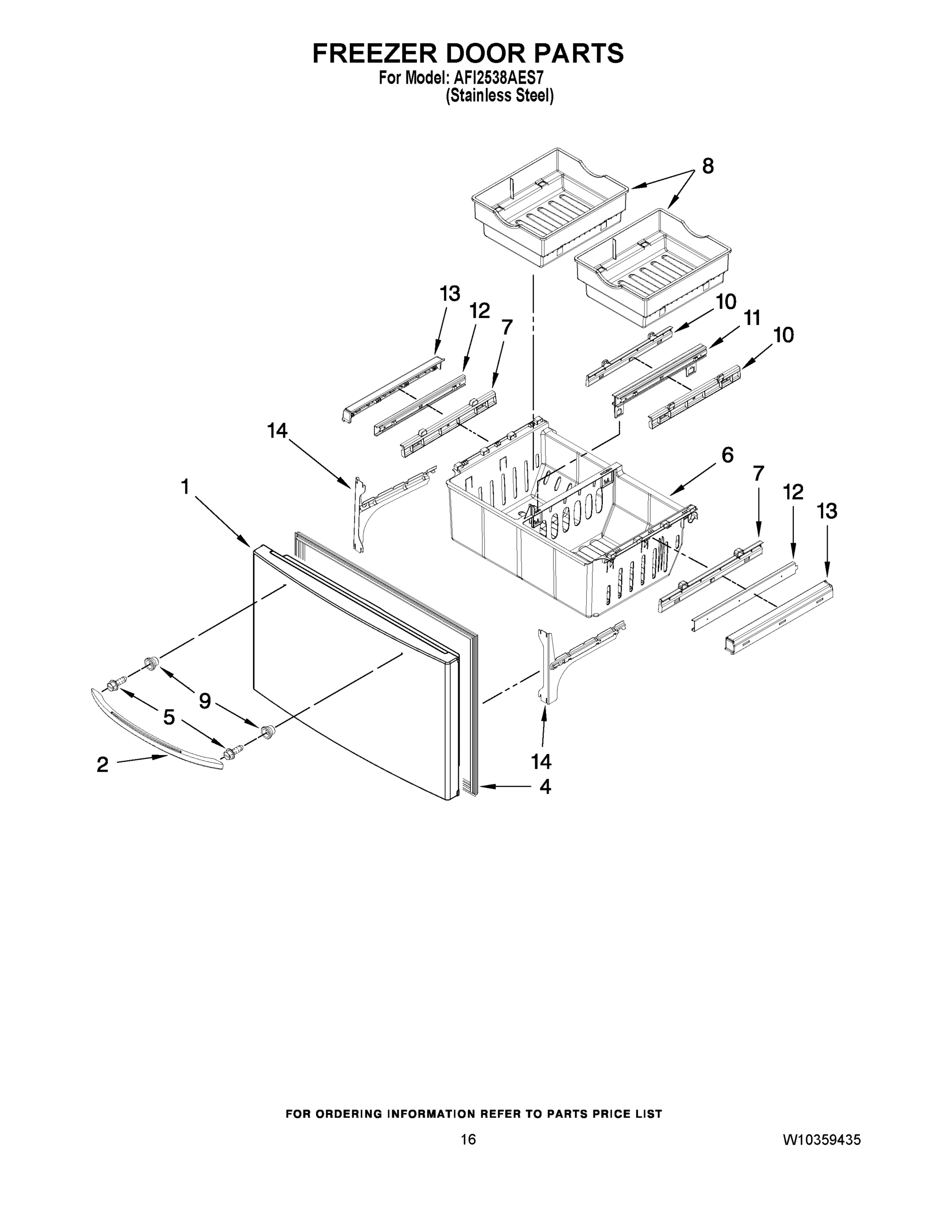 09 - FREEZER DOOR PARTS