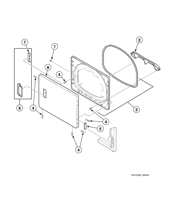 Dryer Loading Door (drawing 2 Of 2)