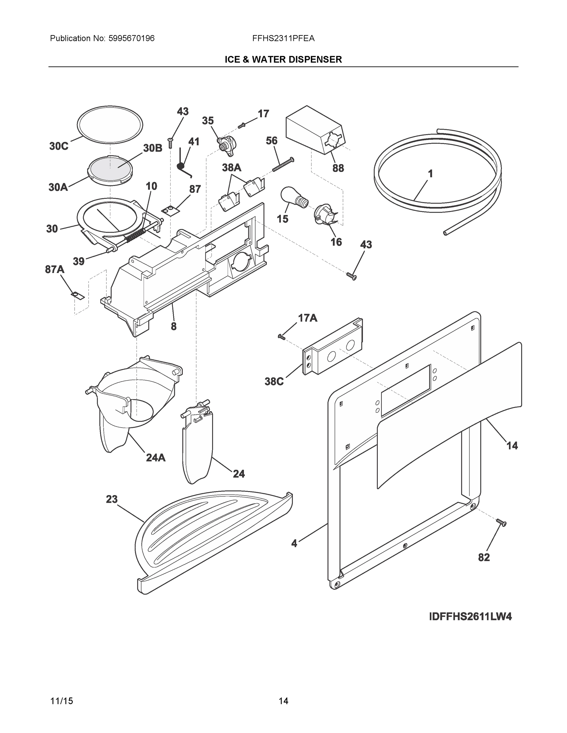 08 - ICE & WATER DISPENSER