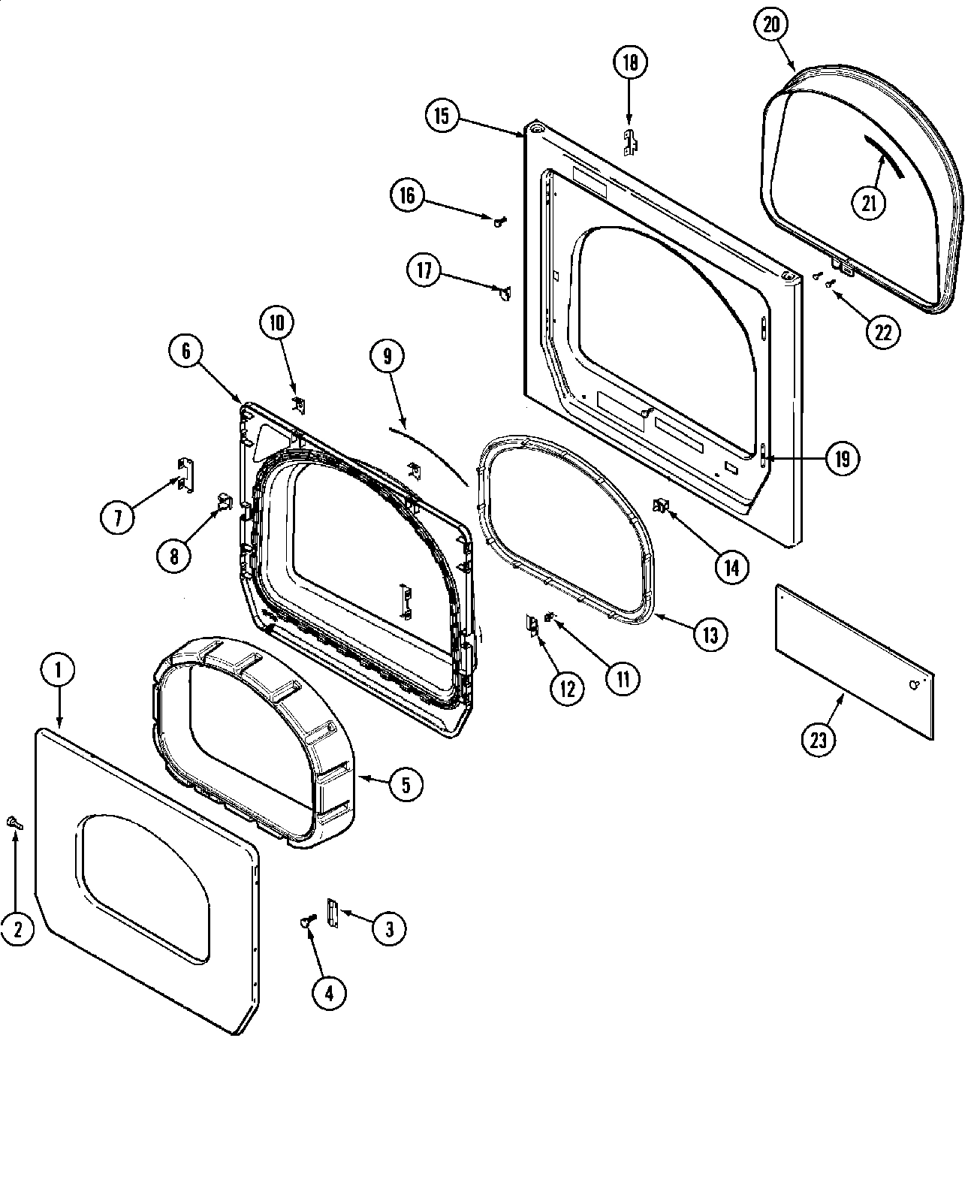 03 - DOOR (DRYER)