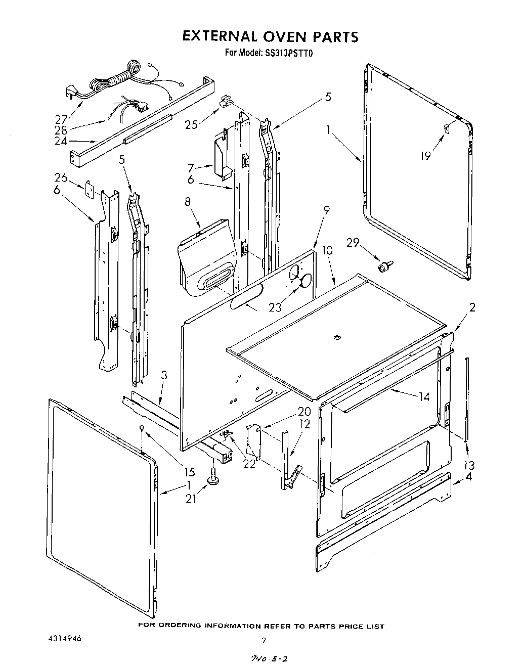 02 - EXTERNAL OVEN , LITERATURE AND OPTIONAL