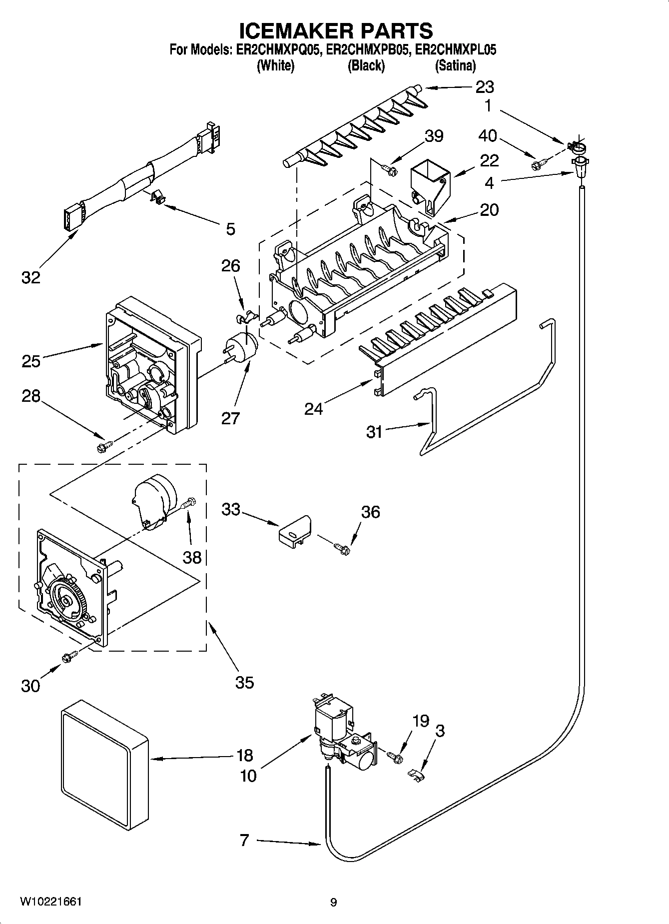 05 - ICEMAKER PARTS