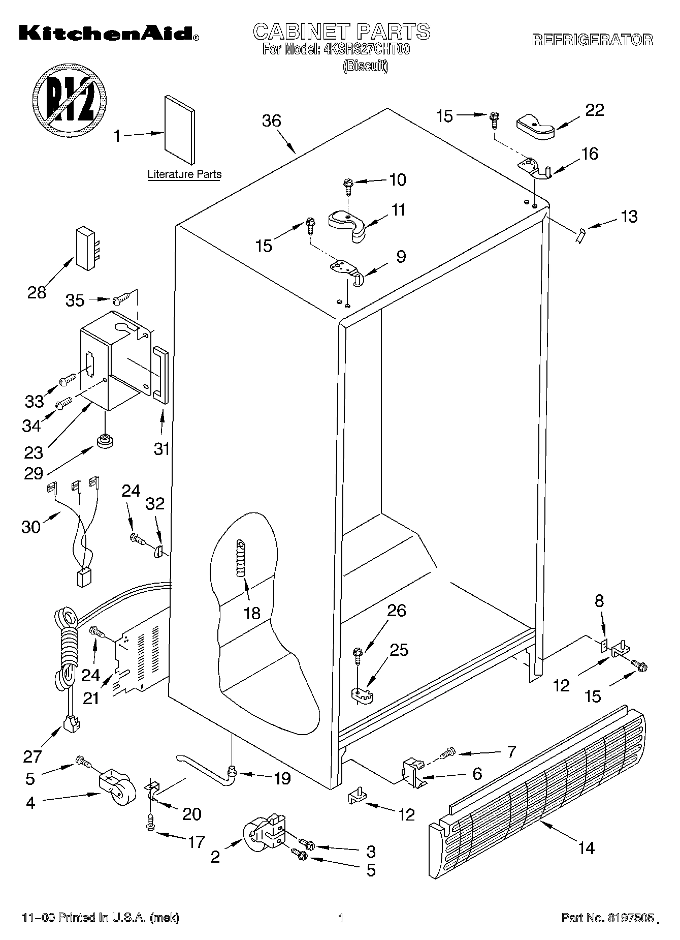 01 - CABINET, LITERATURE