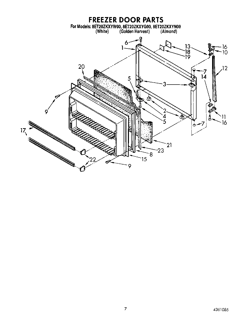 05 - FREEZER DOOR