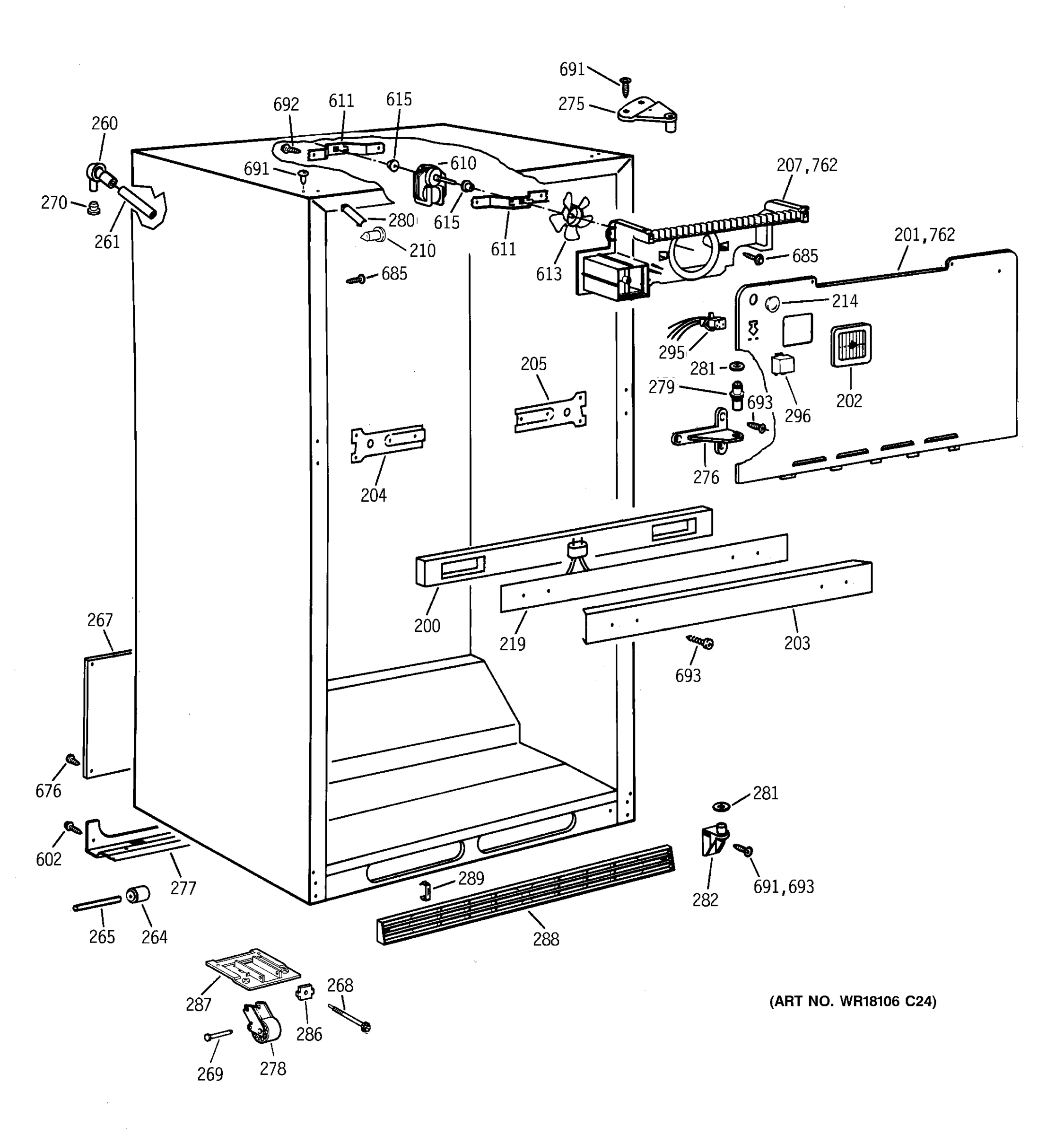 CABINET PARTS