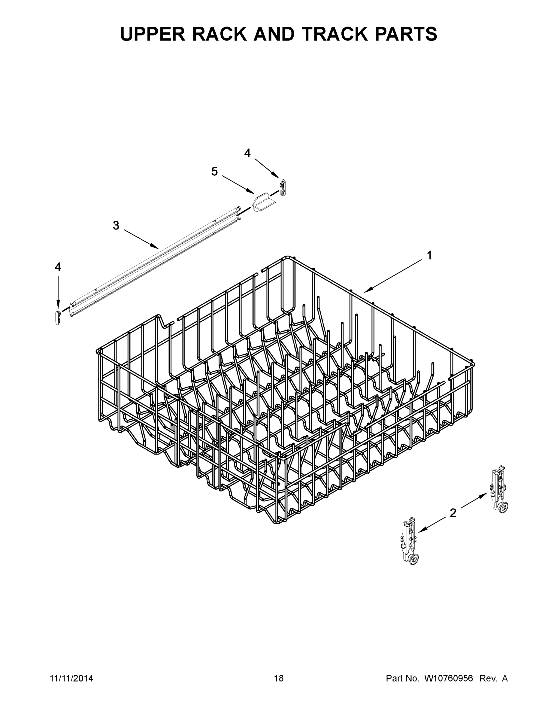 10 - UPPER RACK AND TRACK PARTS