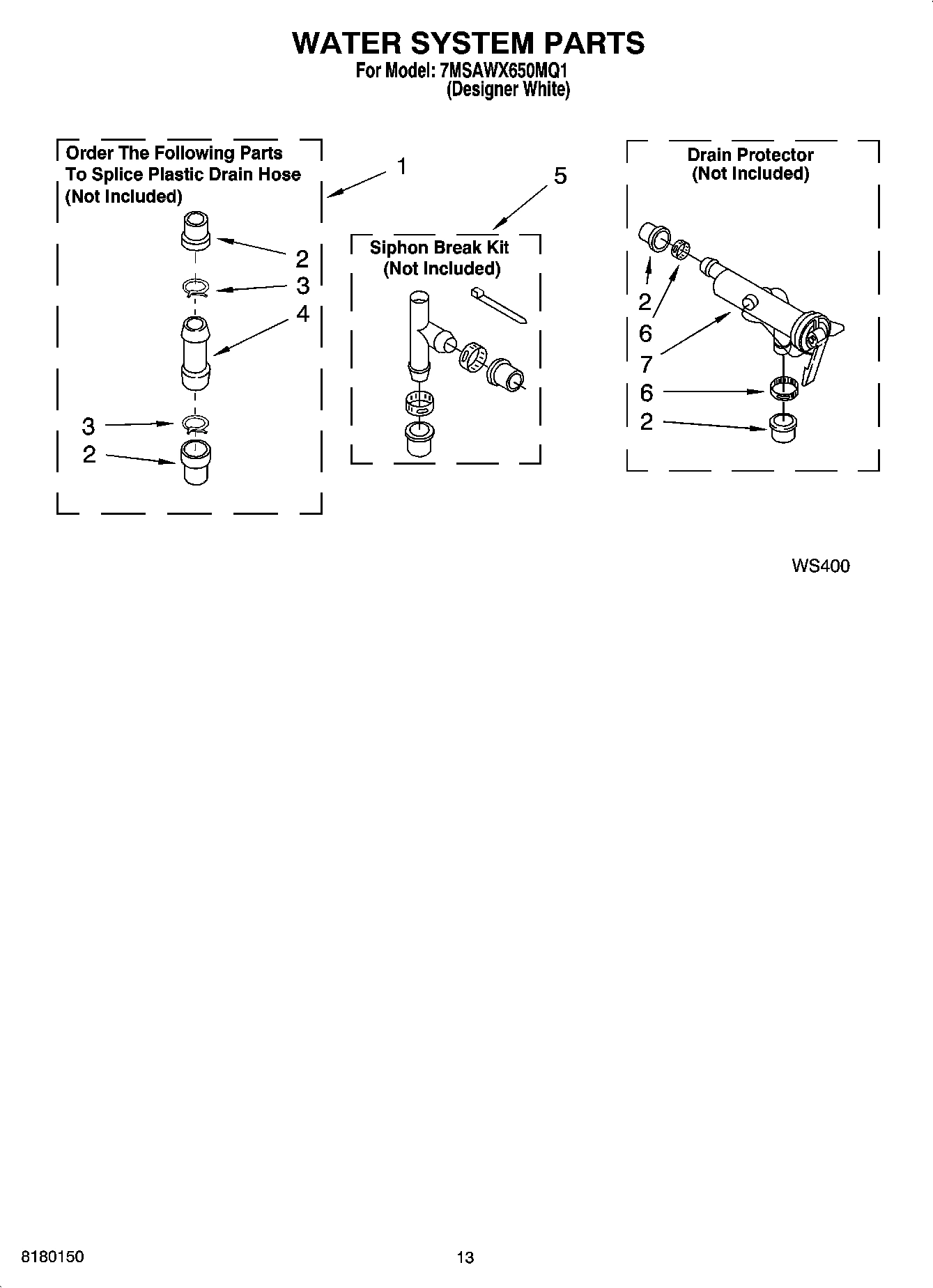 09 - WATER SYSTEM PARTS