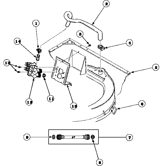 09 - INLET/FILL HOSE/MIXING VLV & MTG BRKT