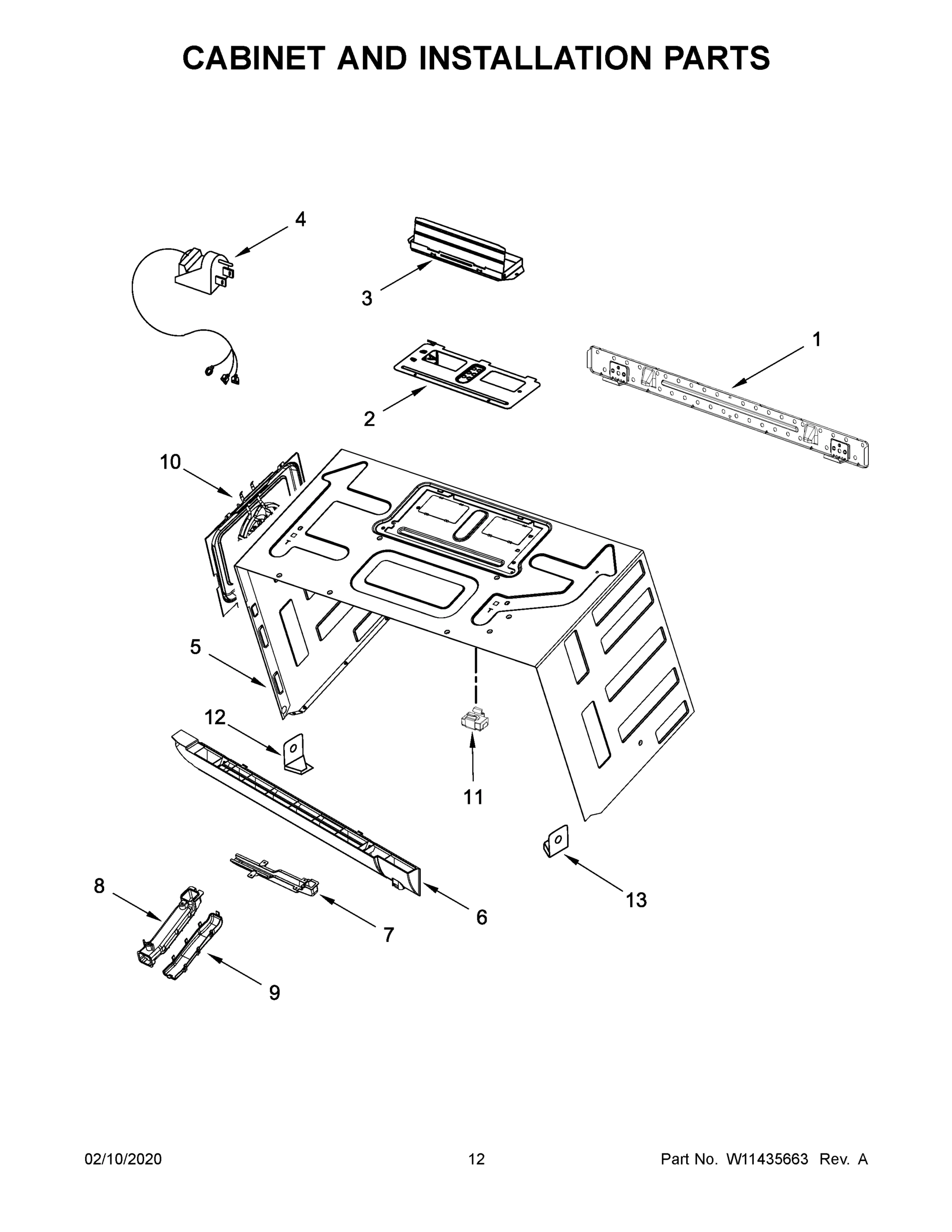 07 - CABINET AND INSTALLATION PARTS