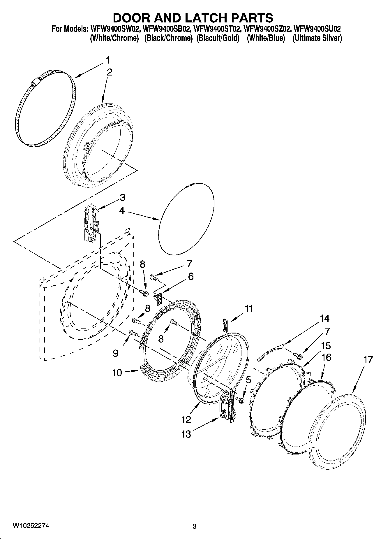 02 - DOOR AND LATCH PARTS