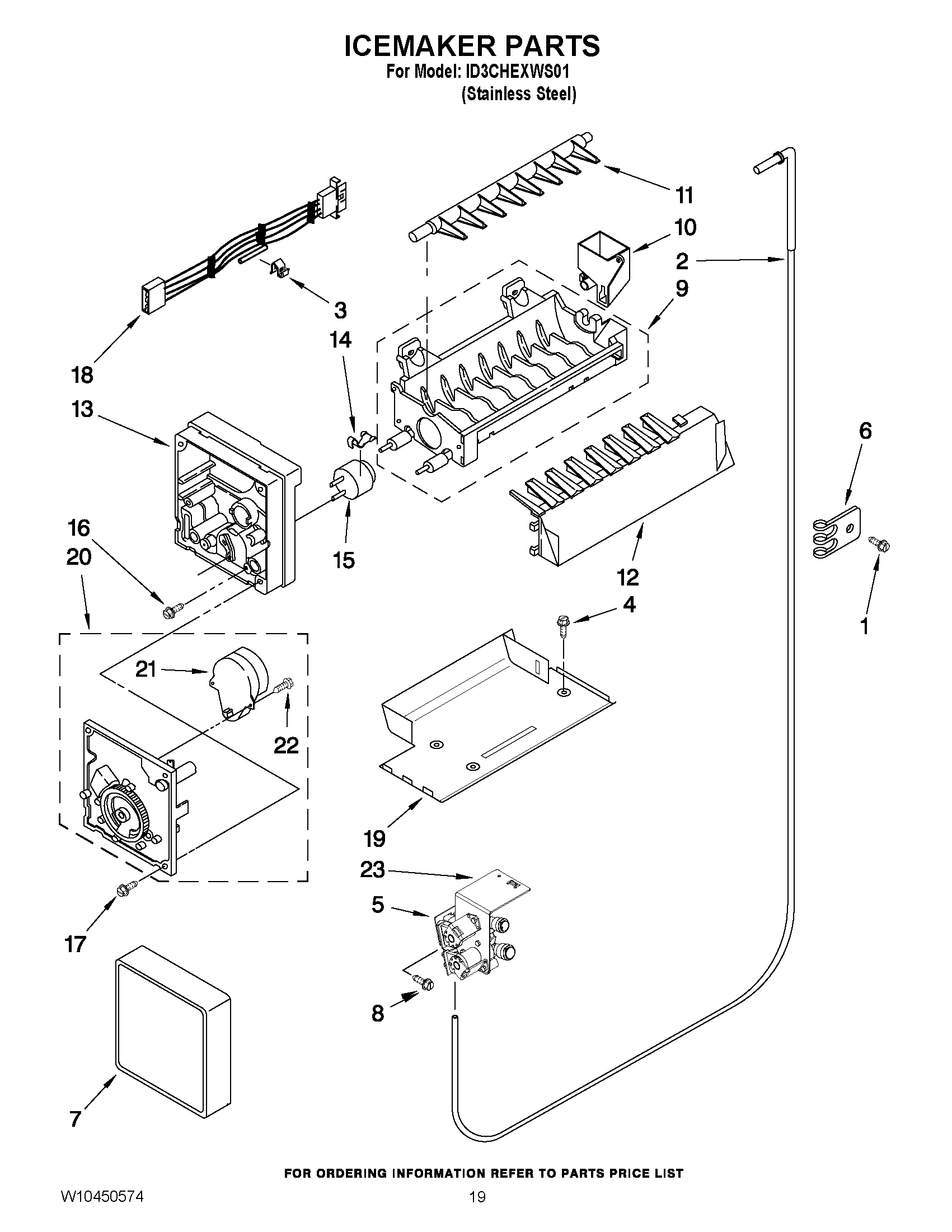 12 - ICEMAKER PARTS