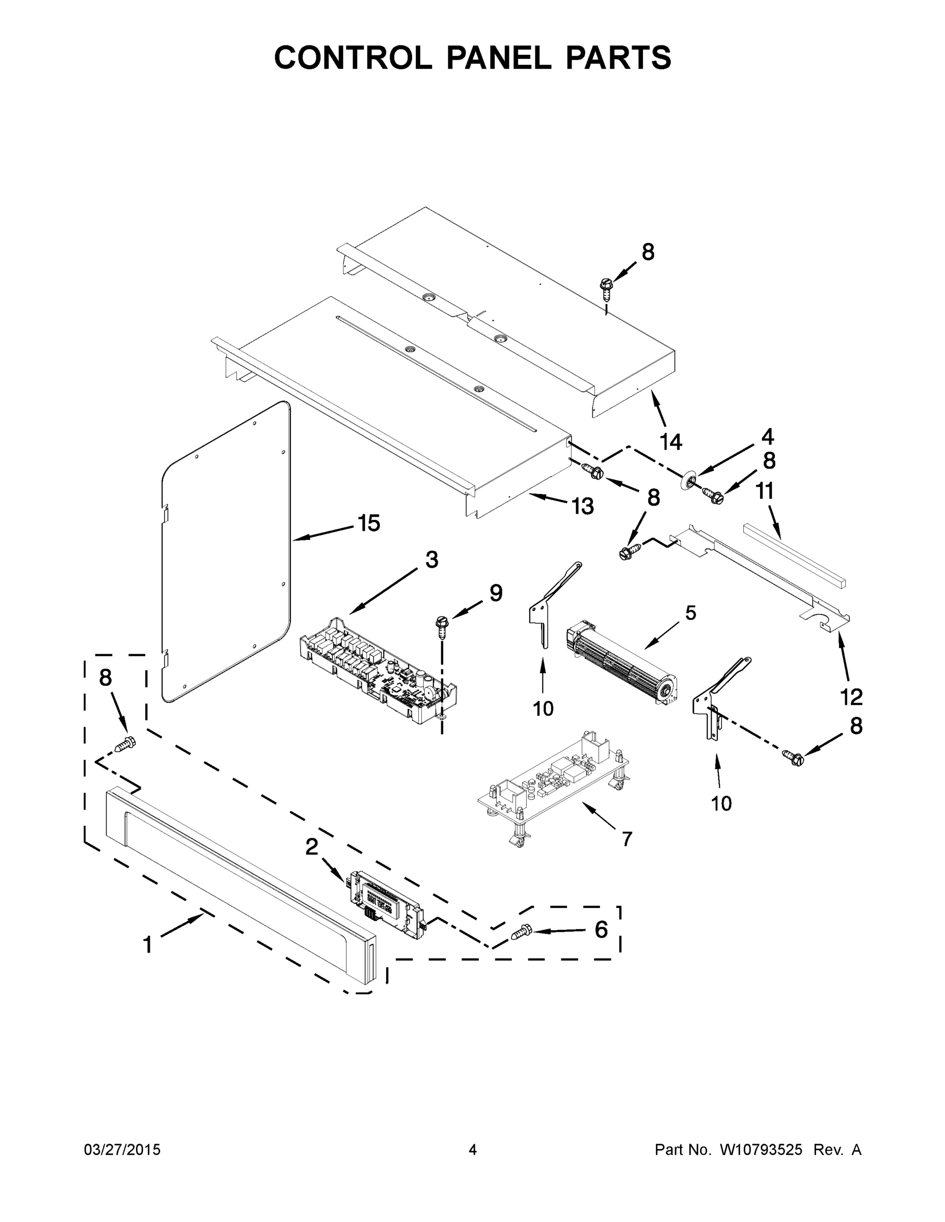 03 - CONTROL PANEL PARTS
