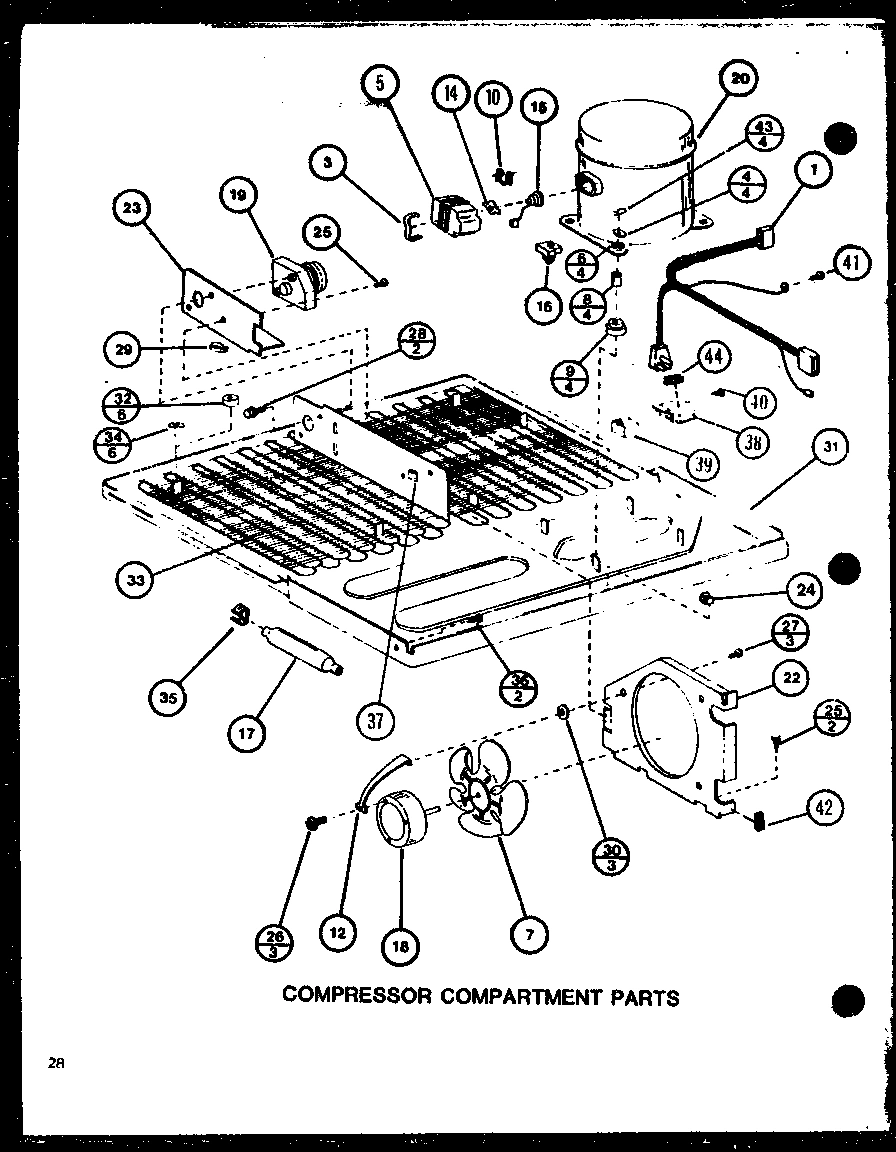 01 - COMPRESSOR COMPARTMENT PARTS