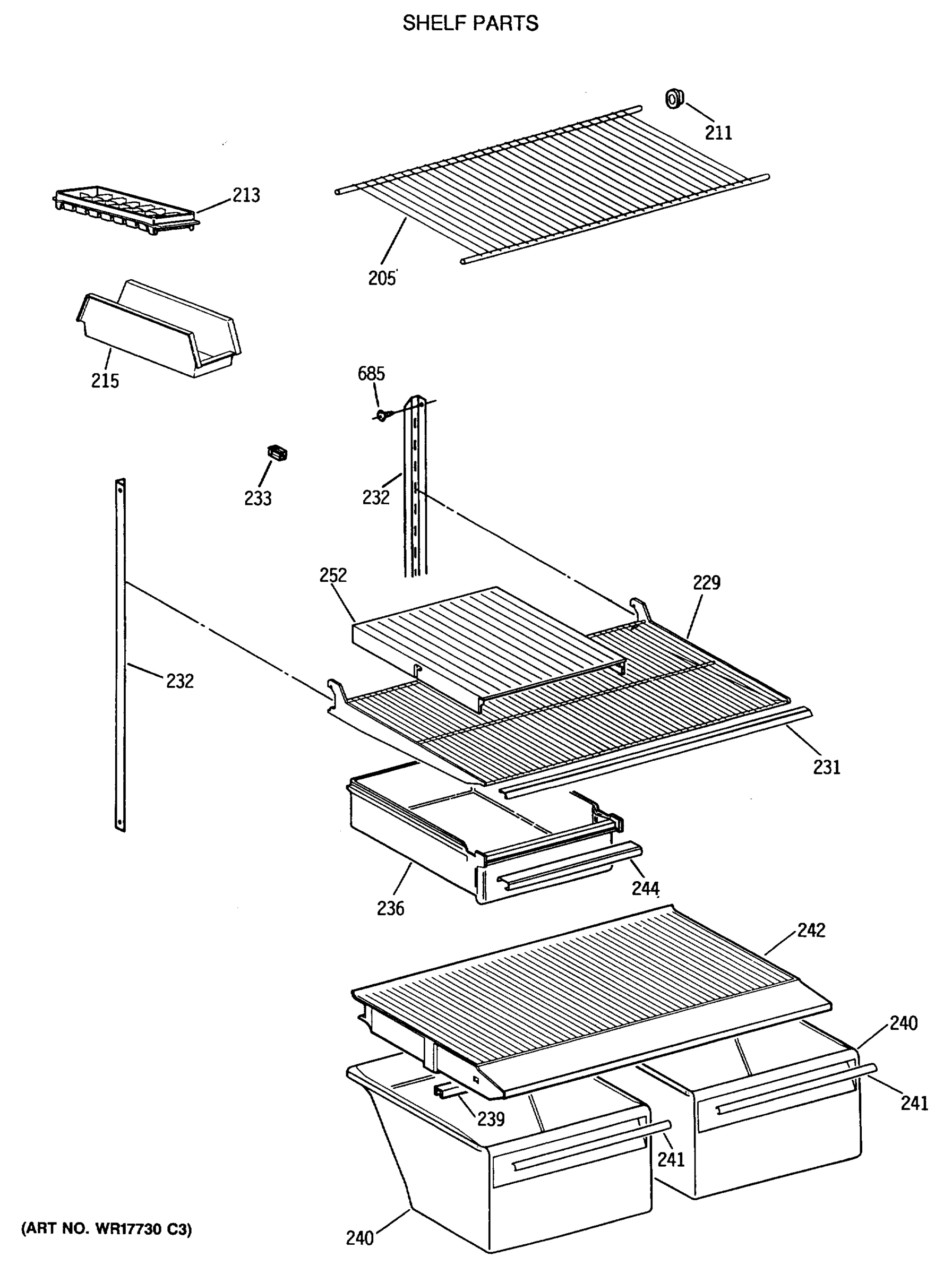 SHELF PARTS