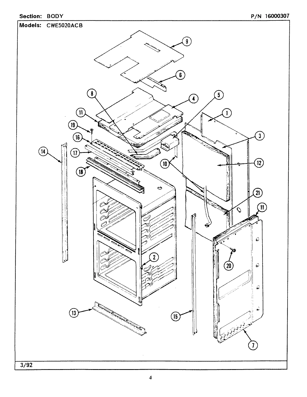 01 - BODY (CWE5020ACB)