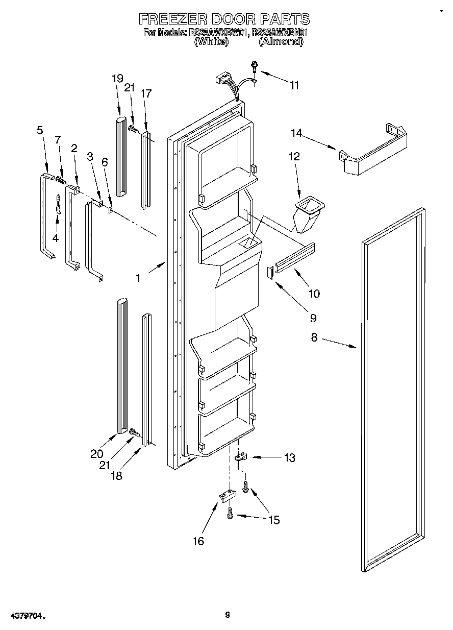 07 - FREEZER DOOR