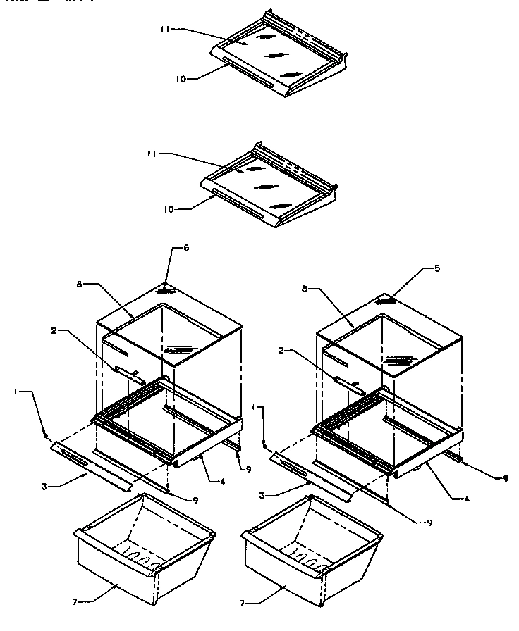 11 - REF SHELVING AND DRAWERS