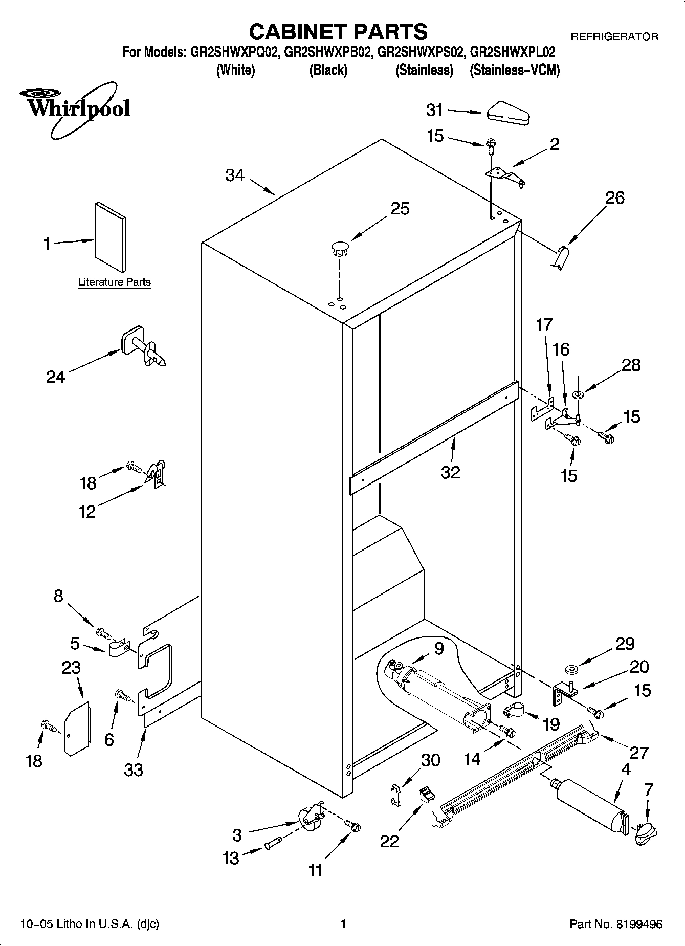 01 - CABINET PARTS