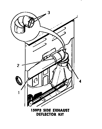 03 - 159P3 SIDE EXHAUST DEFLECTOR KIT